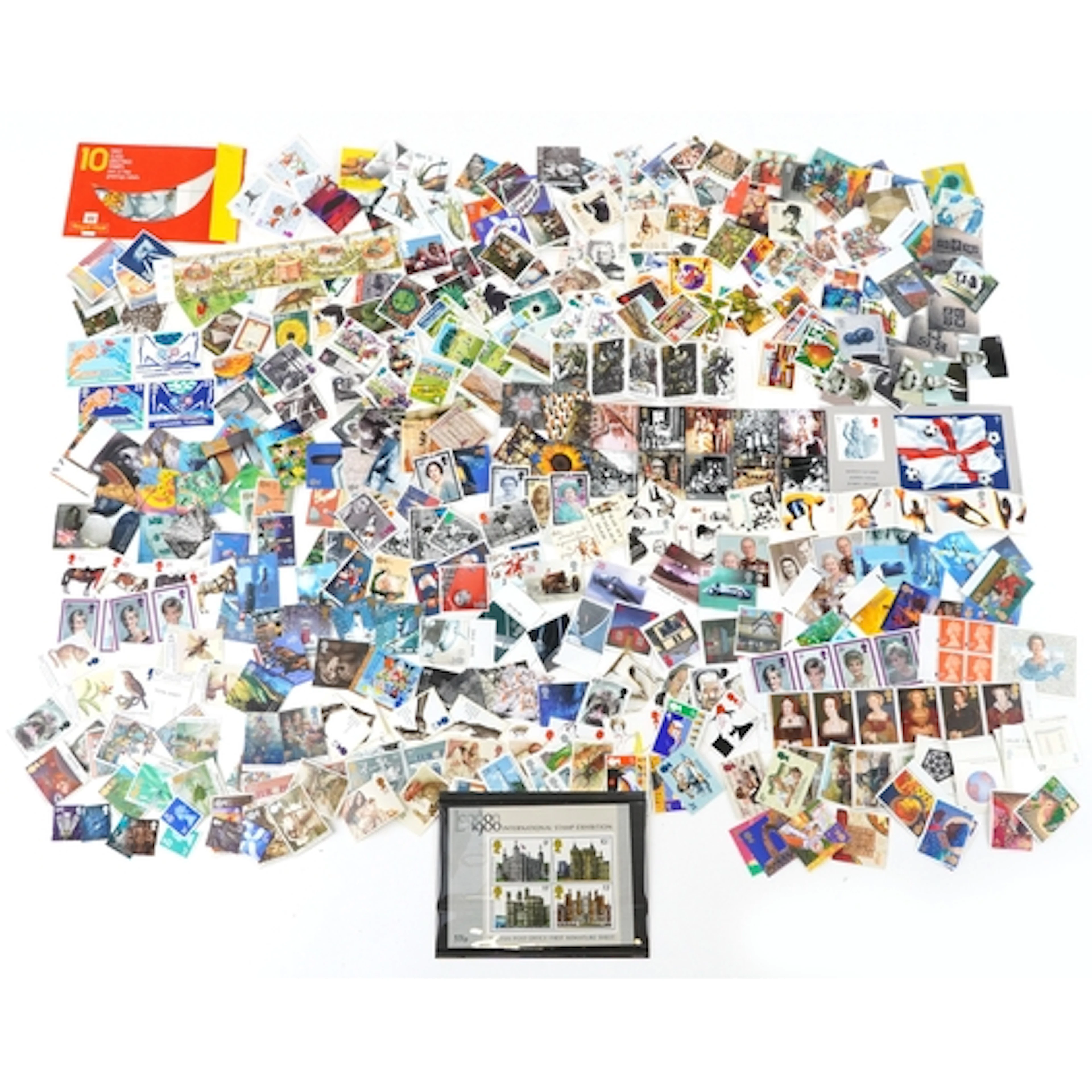 A large quantity of British mint stamps, including postage, ...
