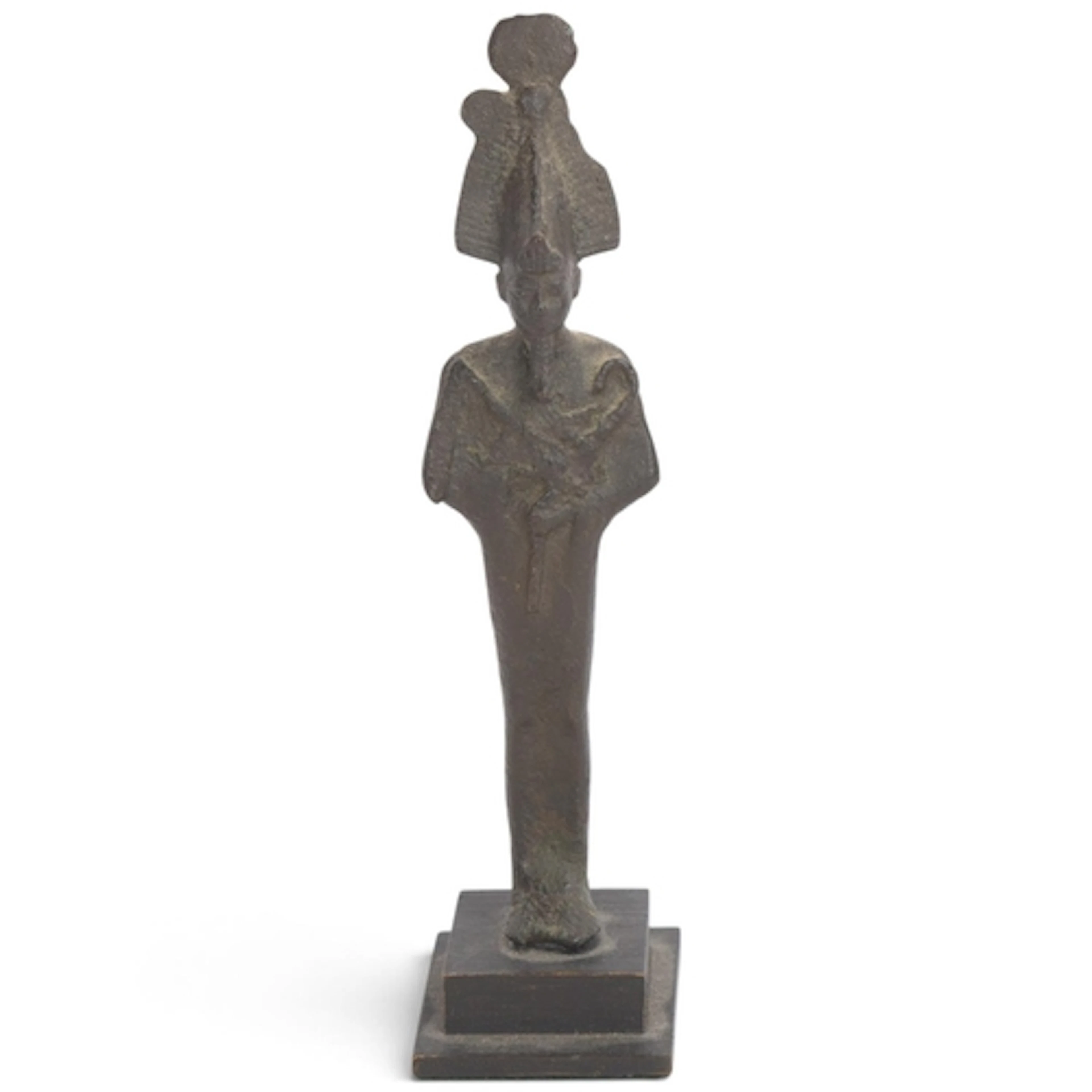 An Ancient Egyptian bronze figure of Osiris, later Period ci...