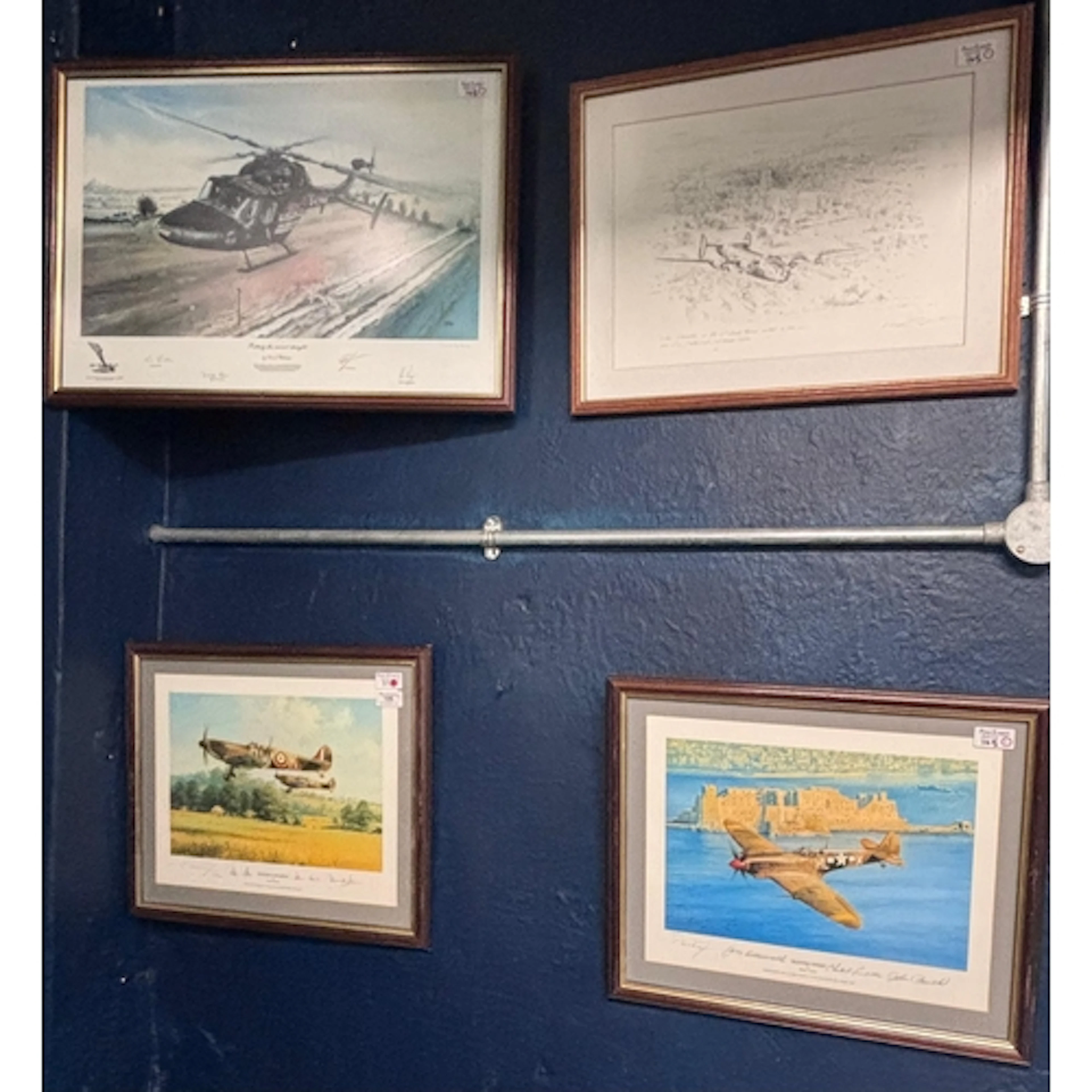 Aviation School, a group of four prints to include: after Da...