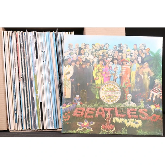 Vinyl - Over 55 Rock & Pop LPs to include The Beatles x 6, N...