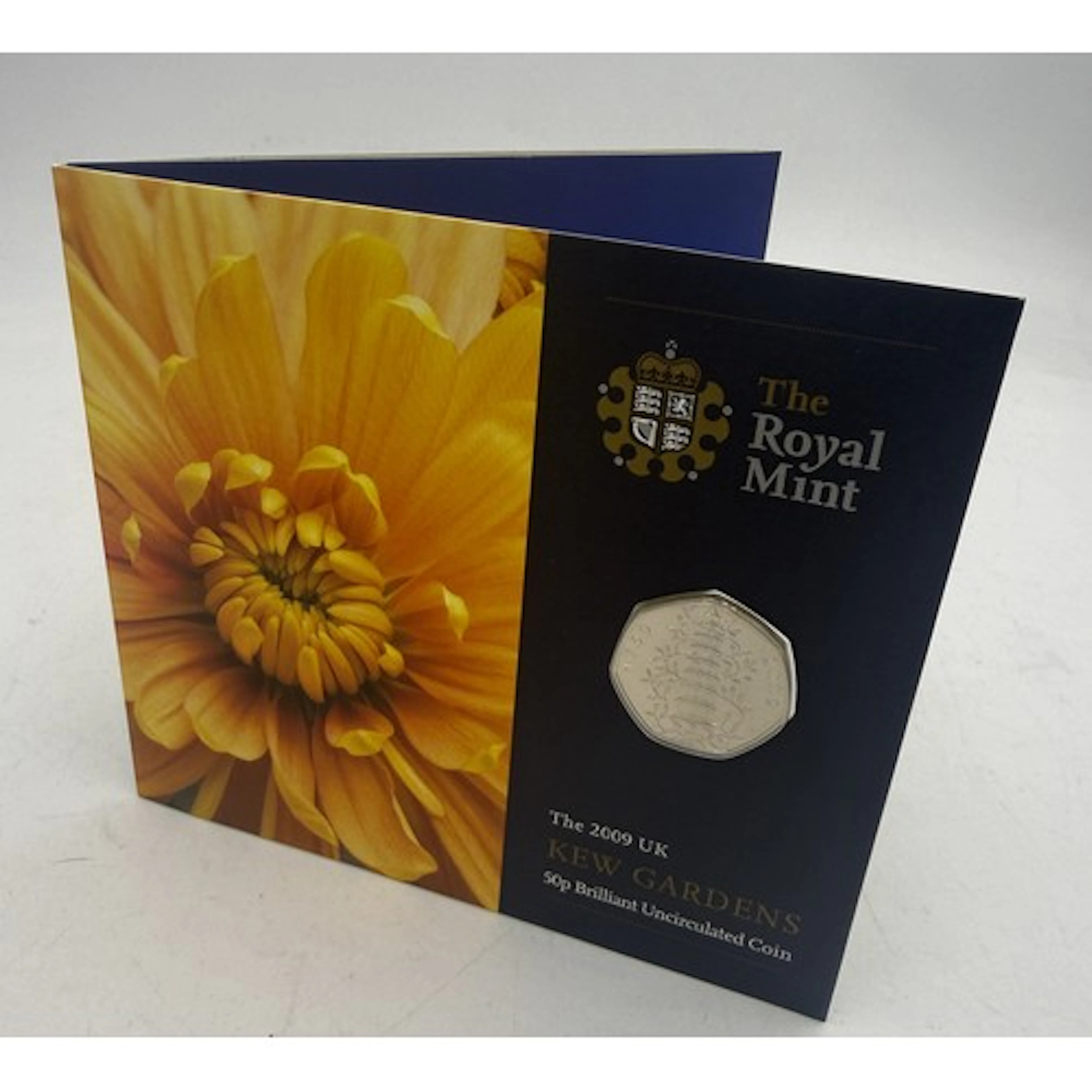 Royal Mint 2009 50p uncirculated coin Kew Gardens. Sealed.