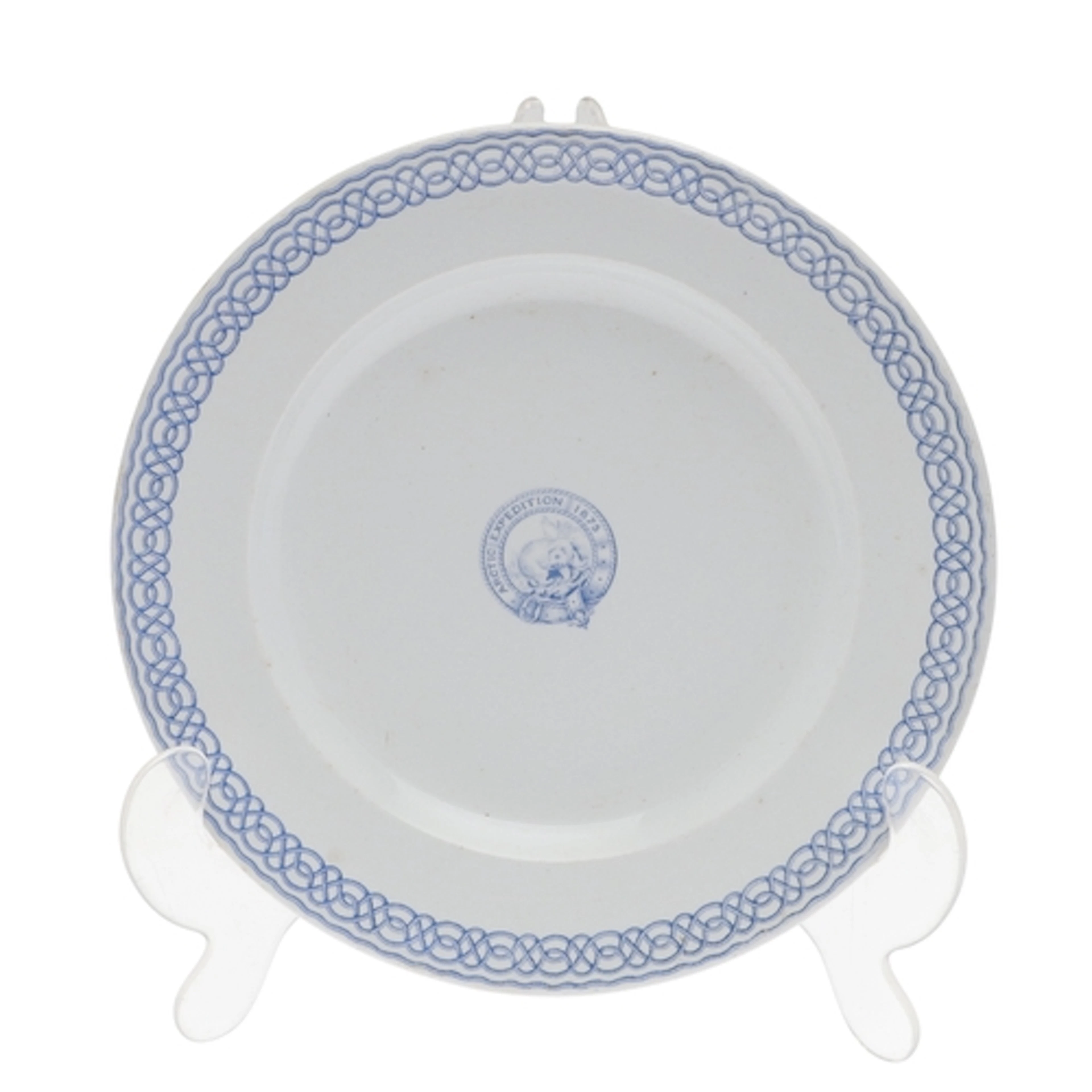 COPELAND ARCTIC EXPEDITION PLATE - 1875. A Copeland dinner p...