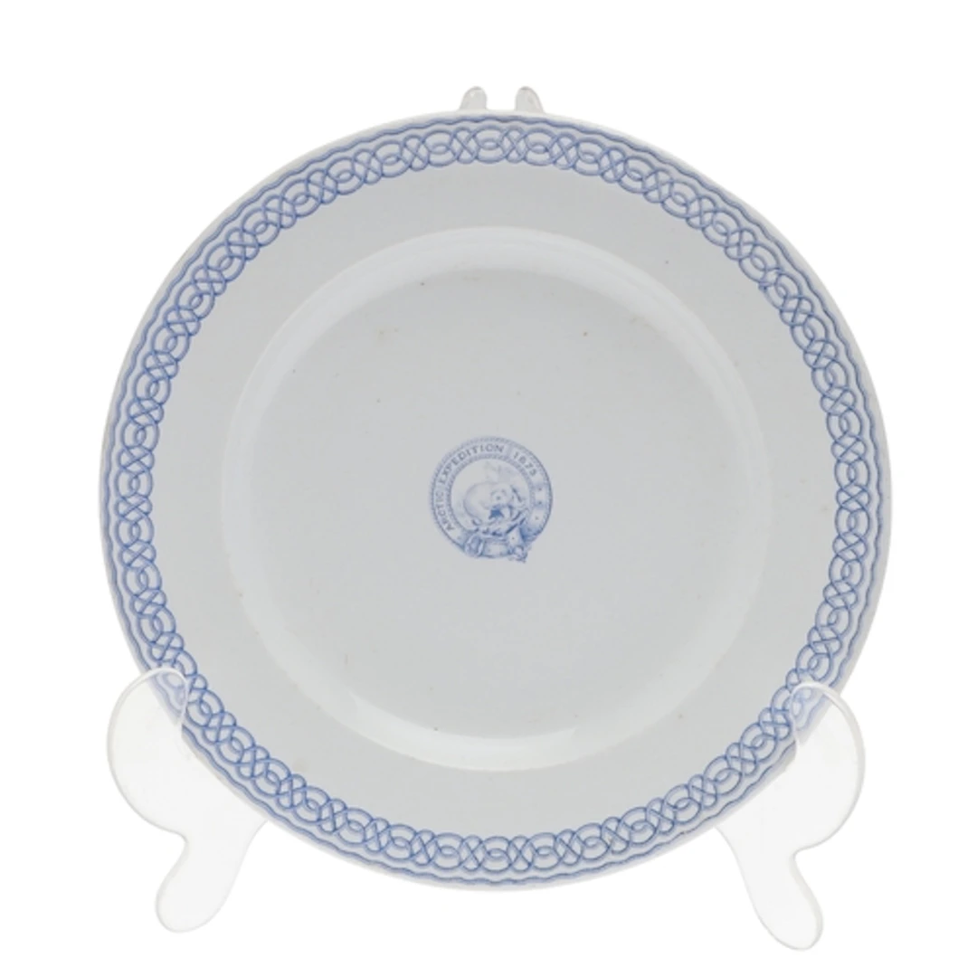COPELAND ARCTIC EXPEDITION PLATE - 1875. A Copeland dinner p...