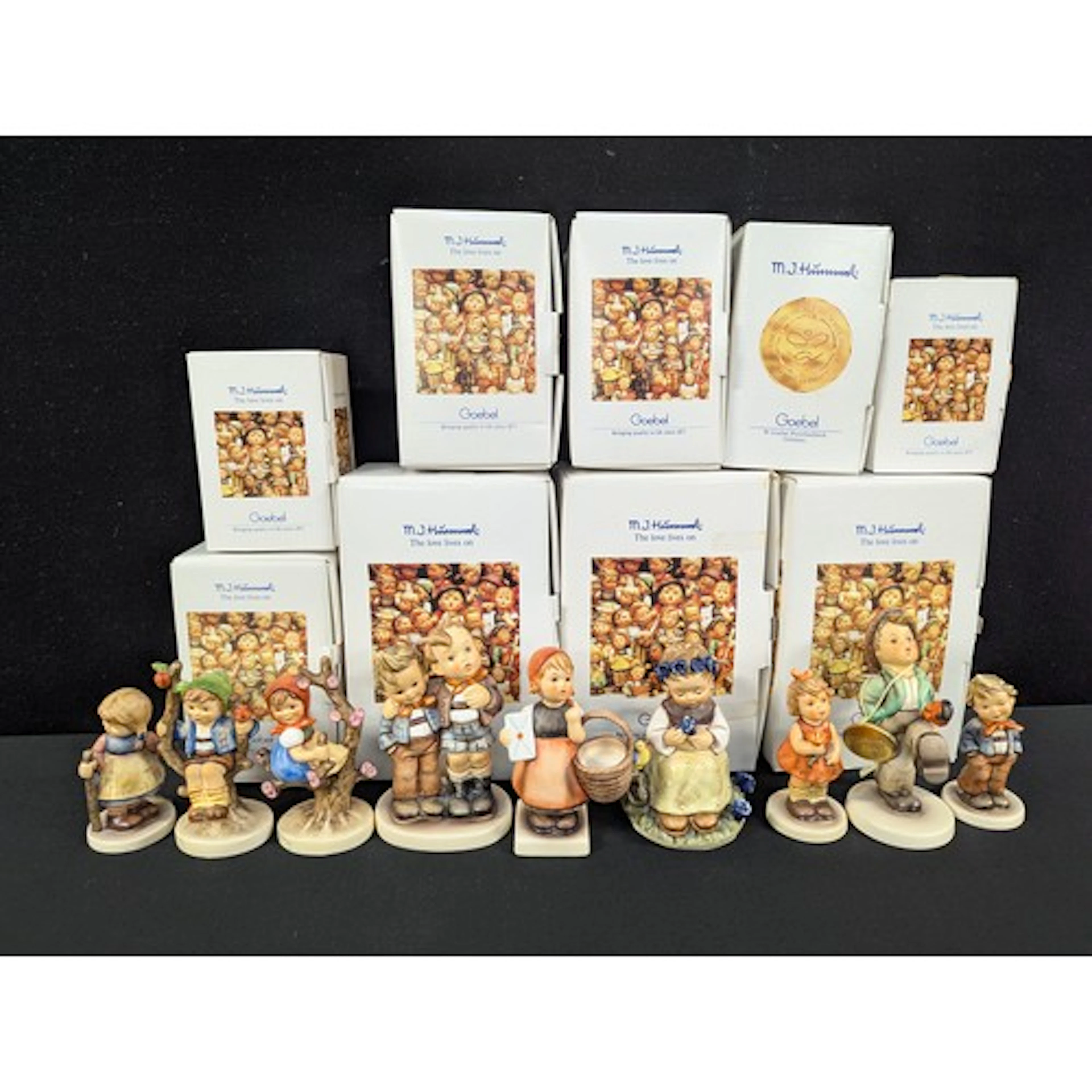 Various M. I. Hummel Goebel figures including The Botanist m...