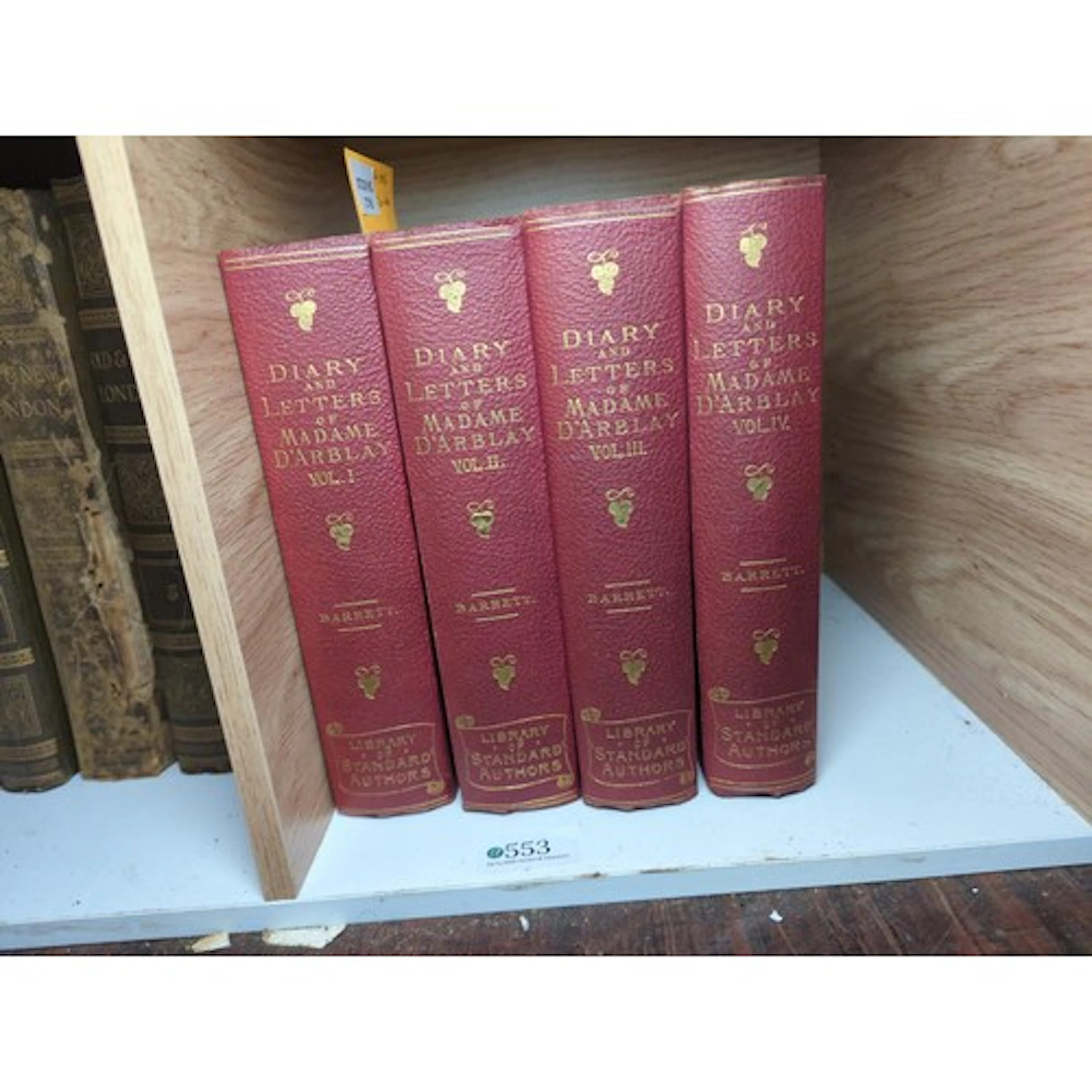 The Diary and Letters of Madame D'Arblay (4 Volumes) Attract...