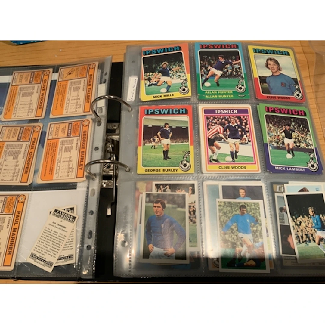 Ipswich Town Football Cards + Memorabilia: Quantity of cards...
