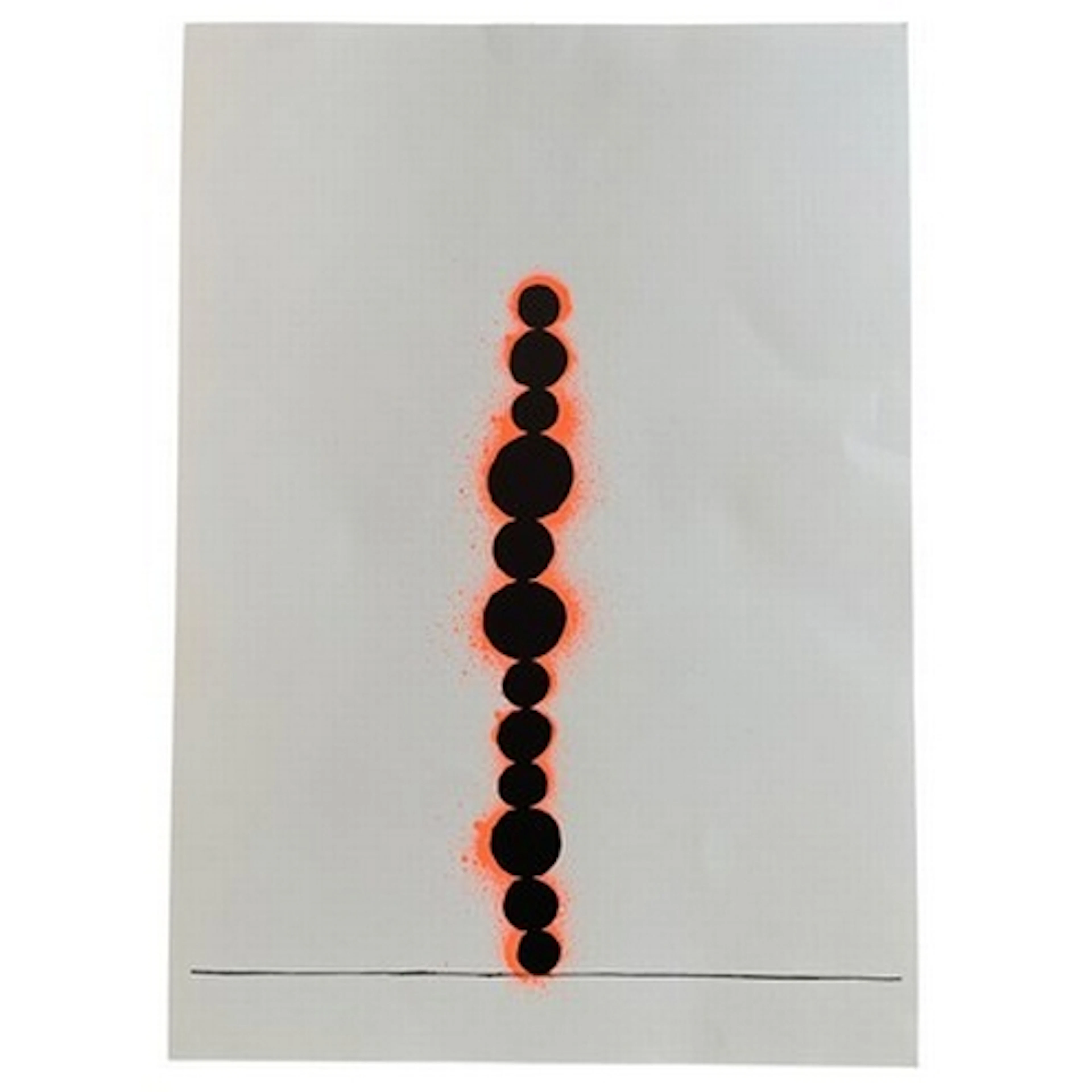 David Batchelor (British, b. 1955) Atomic Orange Screenprint...