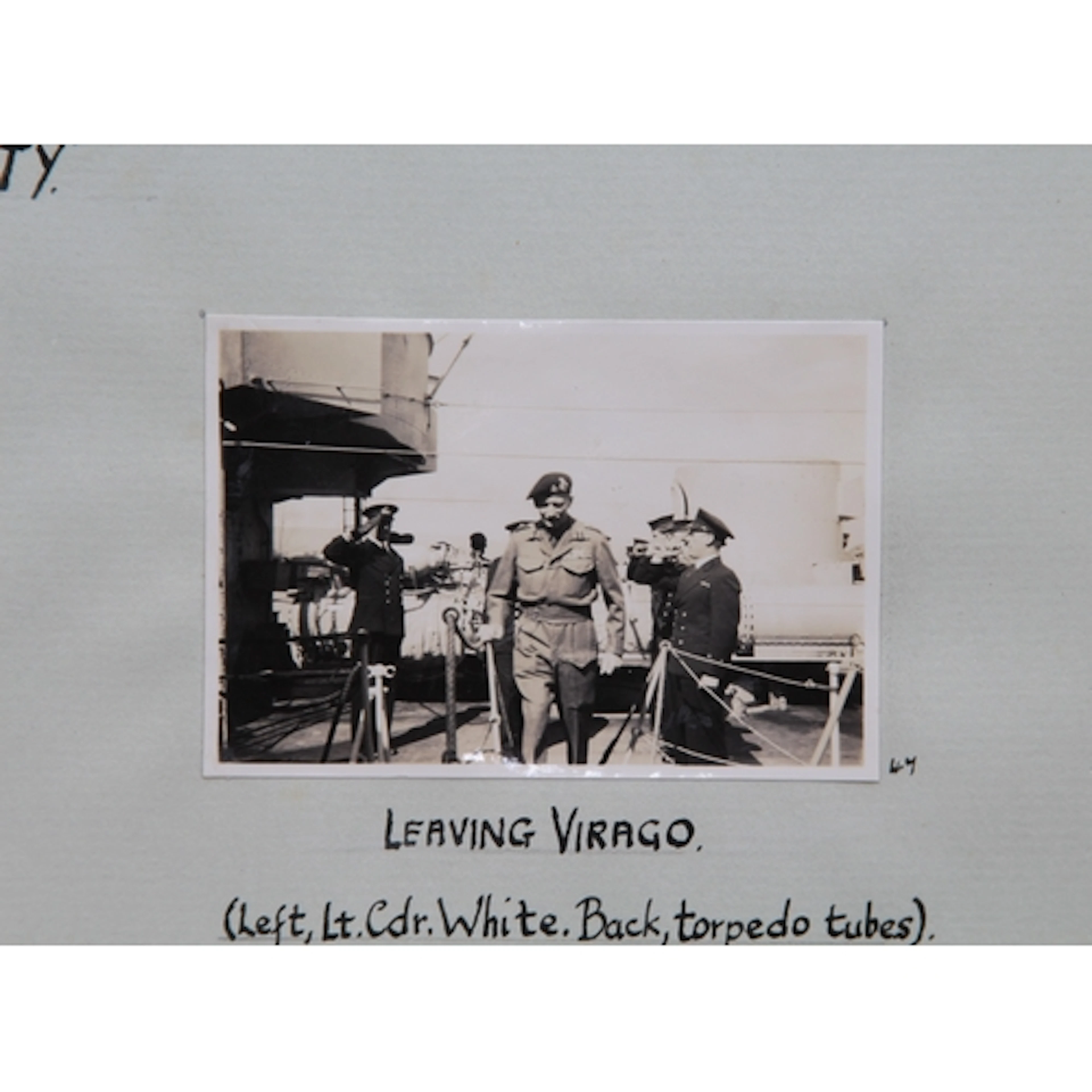 The Normandy landings - 135 (pasted) photographs taken on bo...