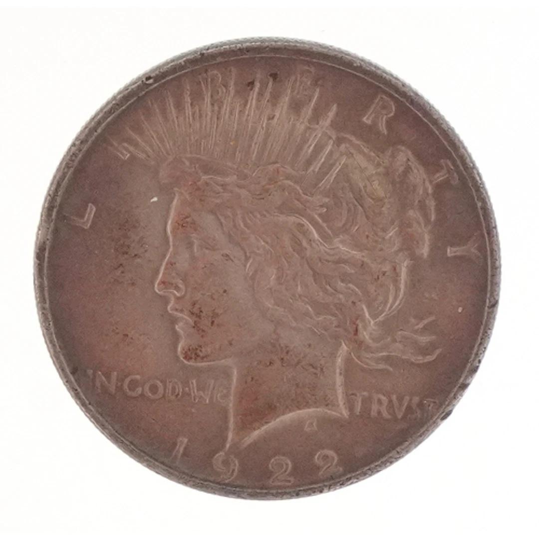 United States silver Liberty Peace dollar, 26.7g