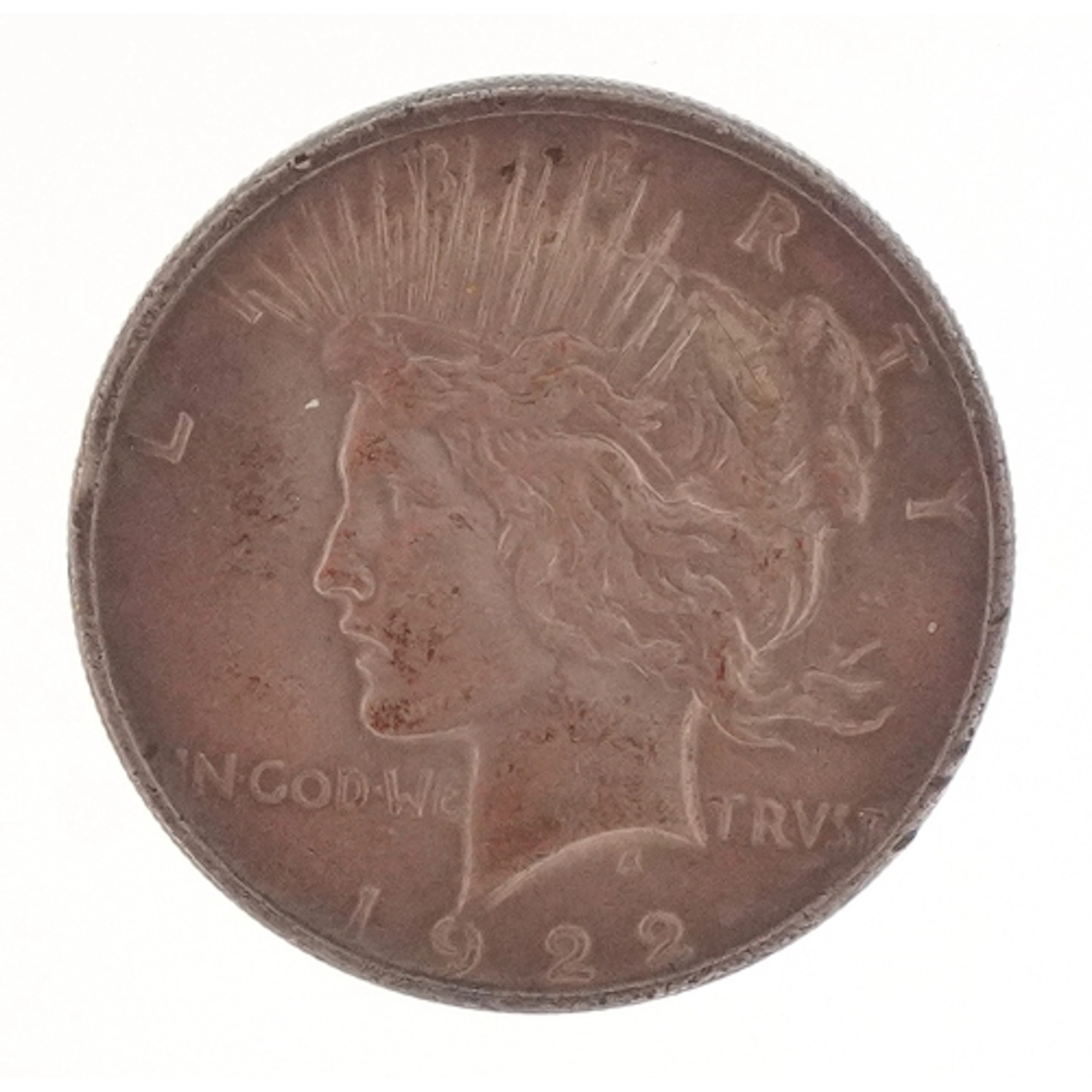 United States silver Liberty Peace dollar, 26.7g