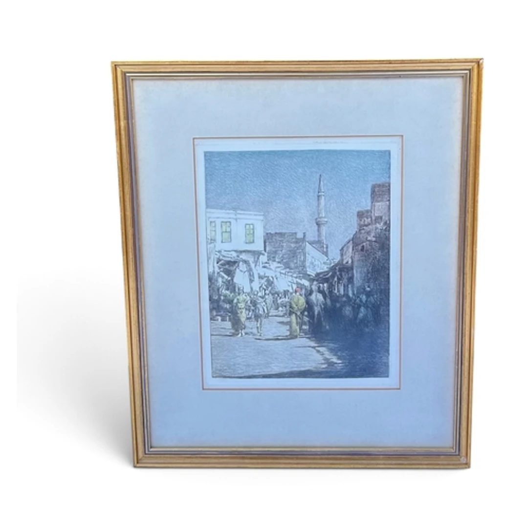 MORTIMER MENPES (AUSTRALIAN, 1855-1938): 'A STREET FROM CAIR...