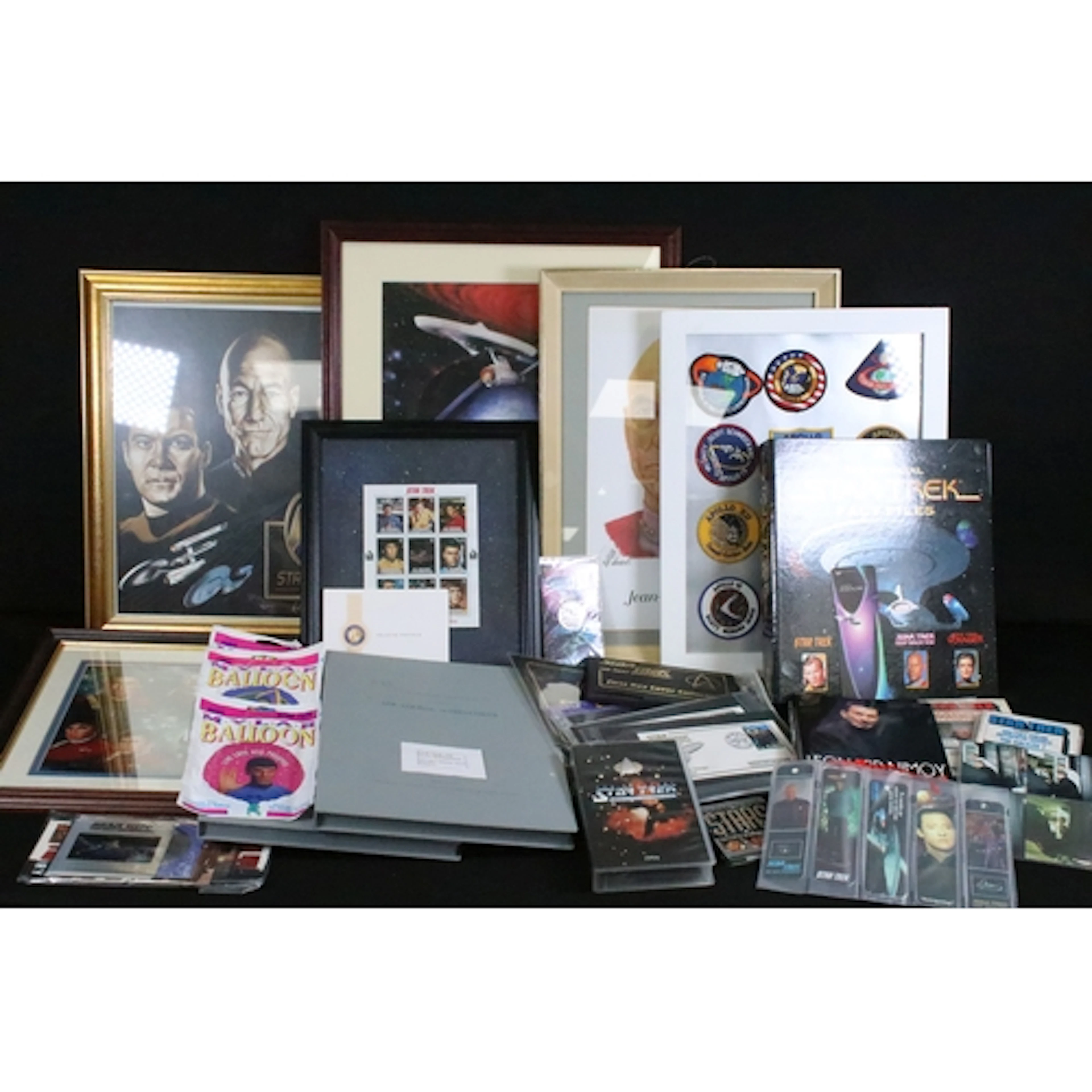 Collection of Star Trek memorabilia to include framed prints...