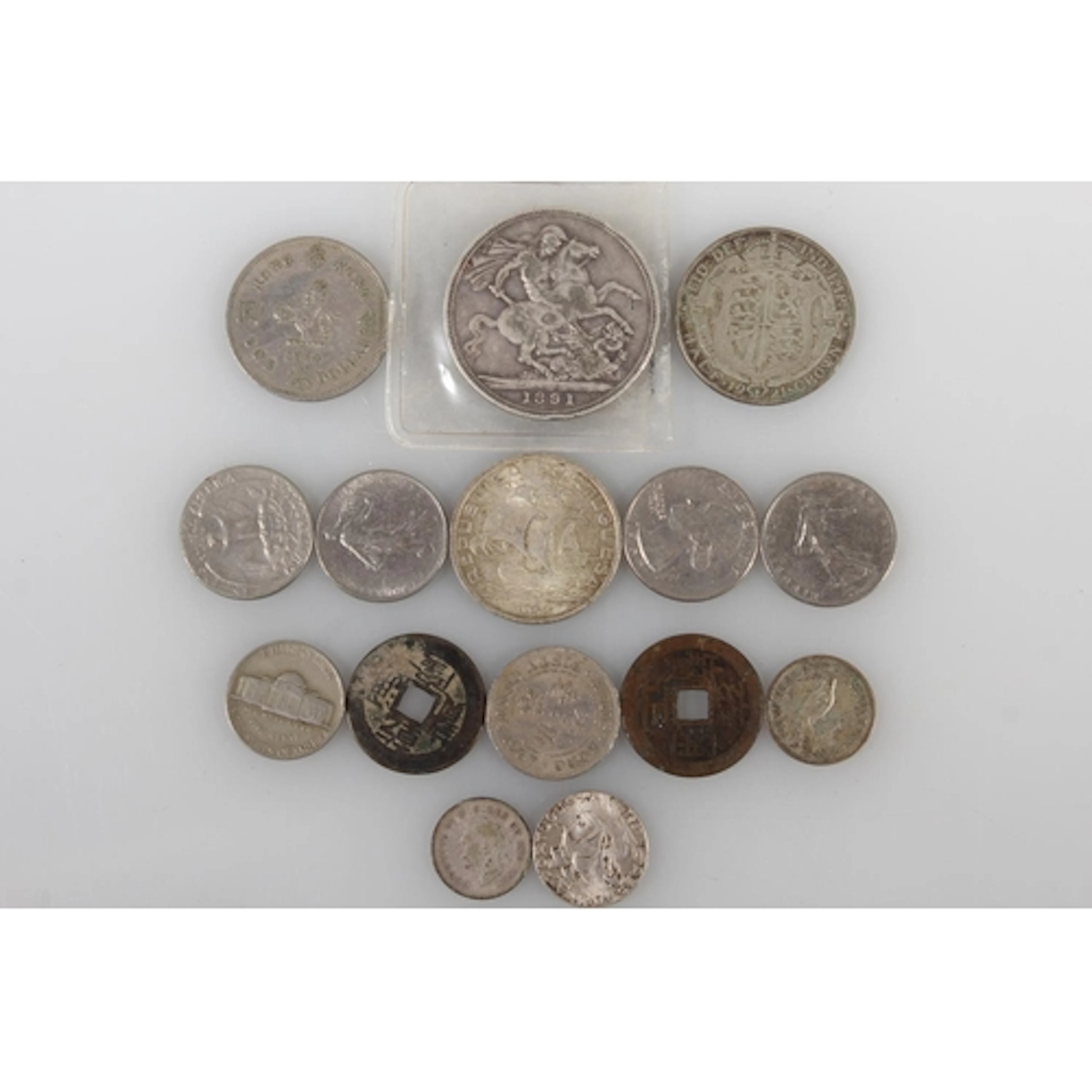 UNITED KINGDOM Queen Victoria (1837-1901) silver crown 1891,...