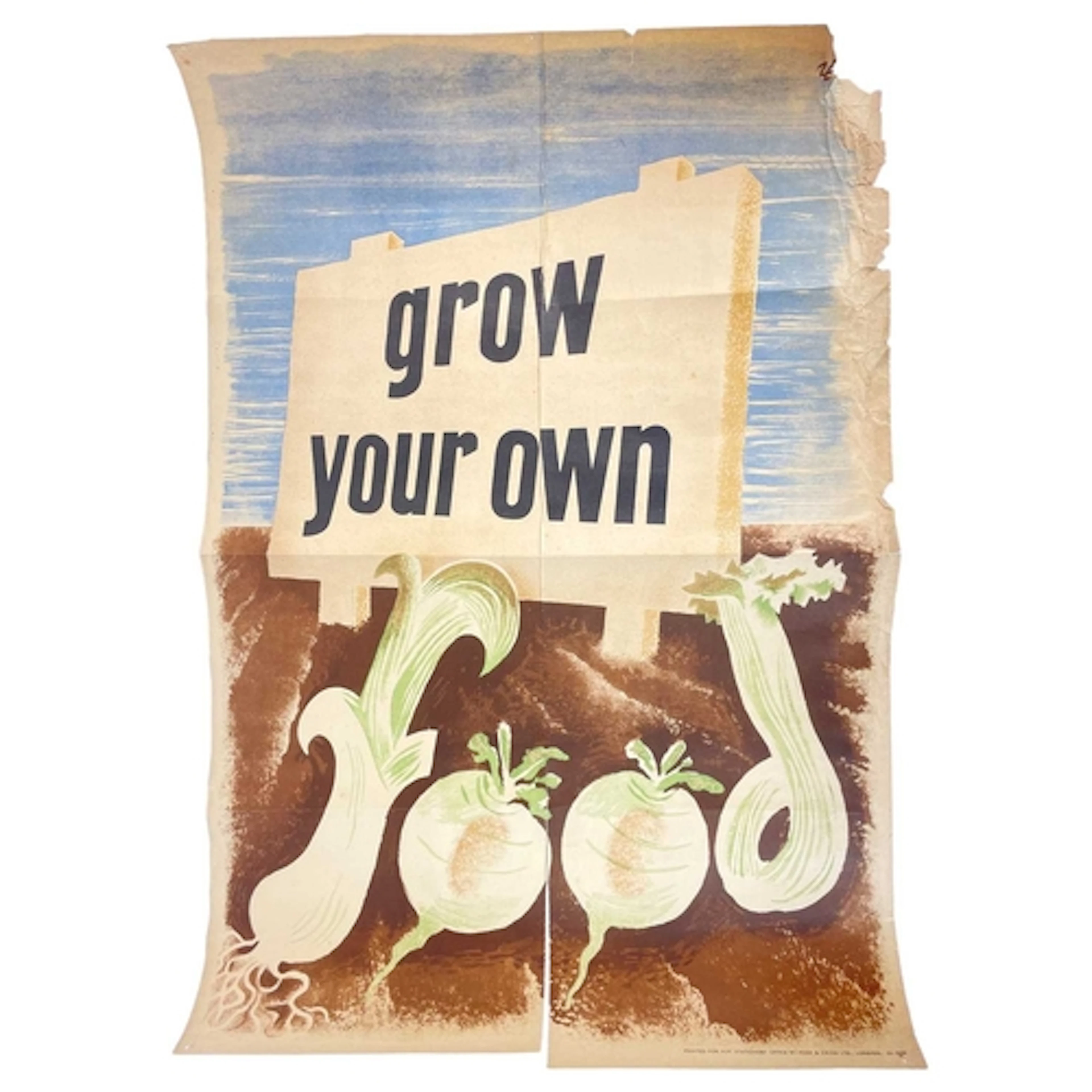 Hans SCHLEGER (1898-1976) Grow Your Own Food Lithographic po...