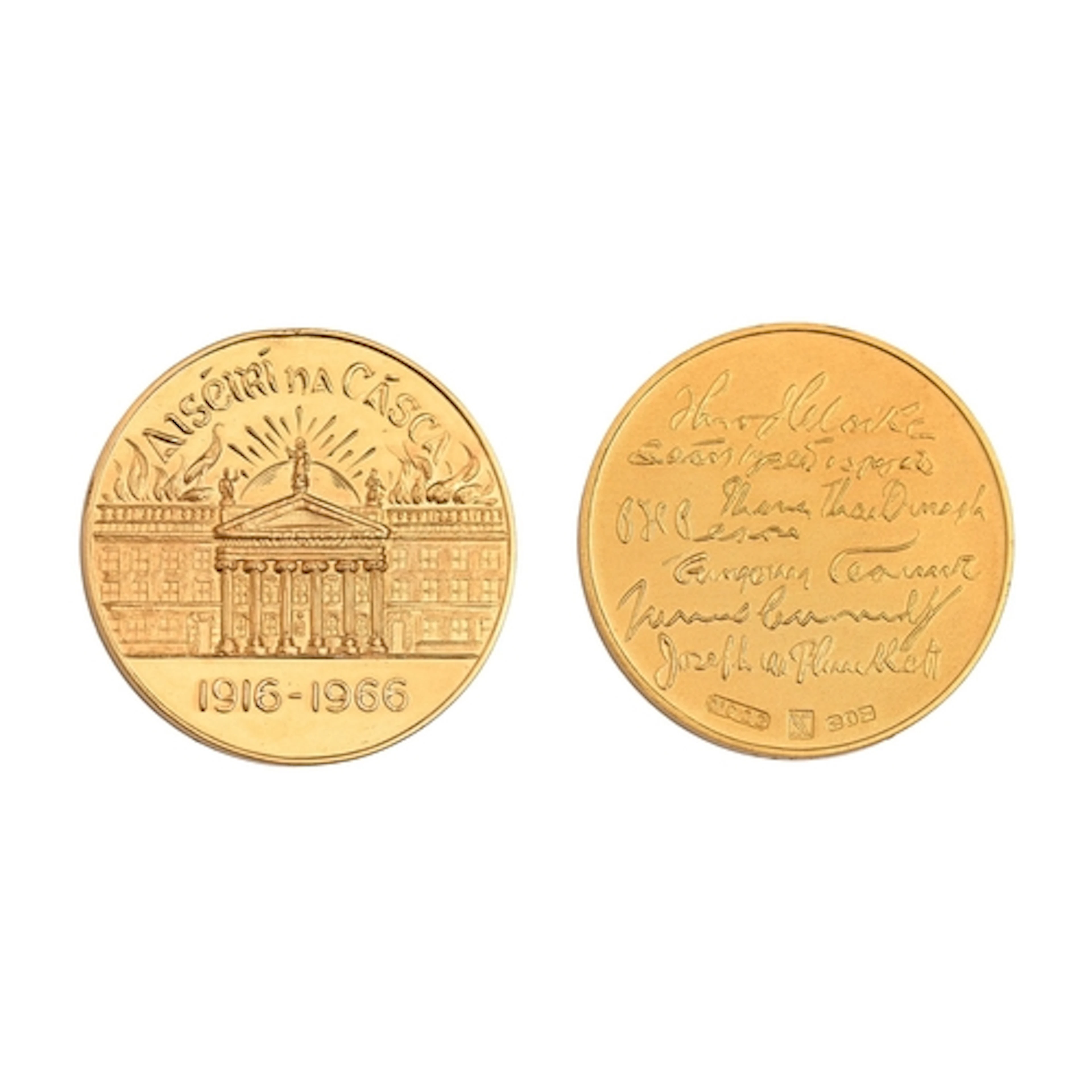 Gold medal. Ireland, Easter Rising 50th Anniversary commemor...