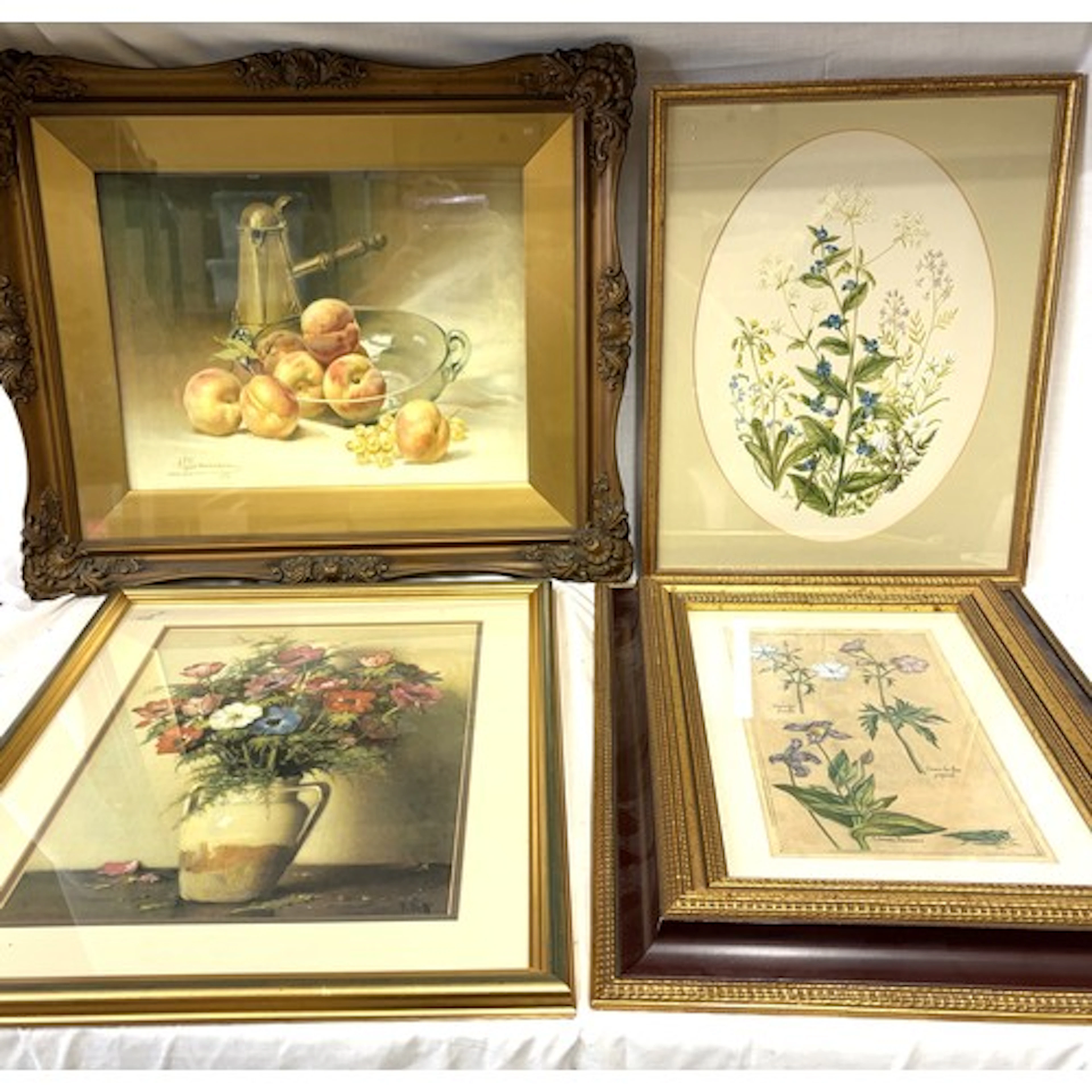 Alexandre Francois Bonnardel still life glazed print of frui...