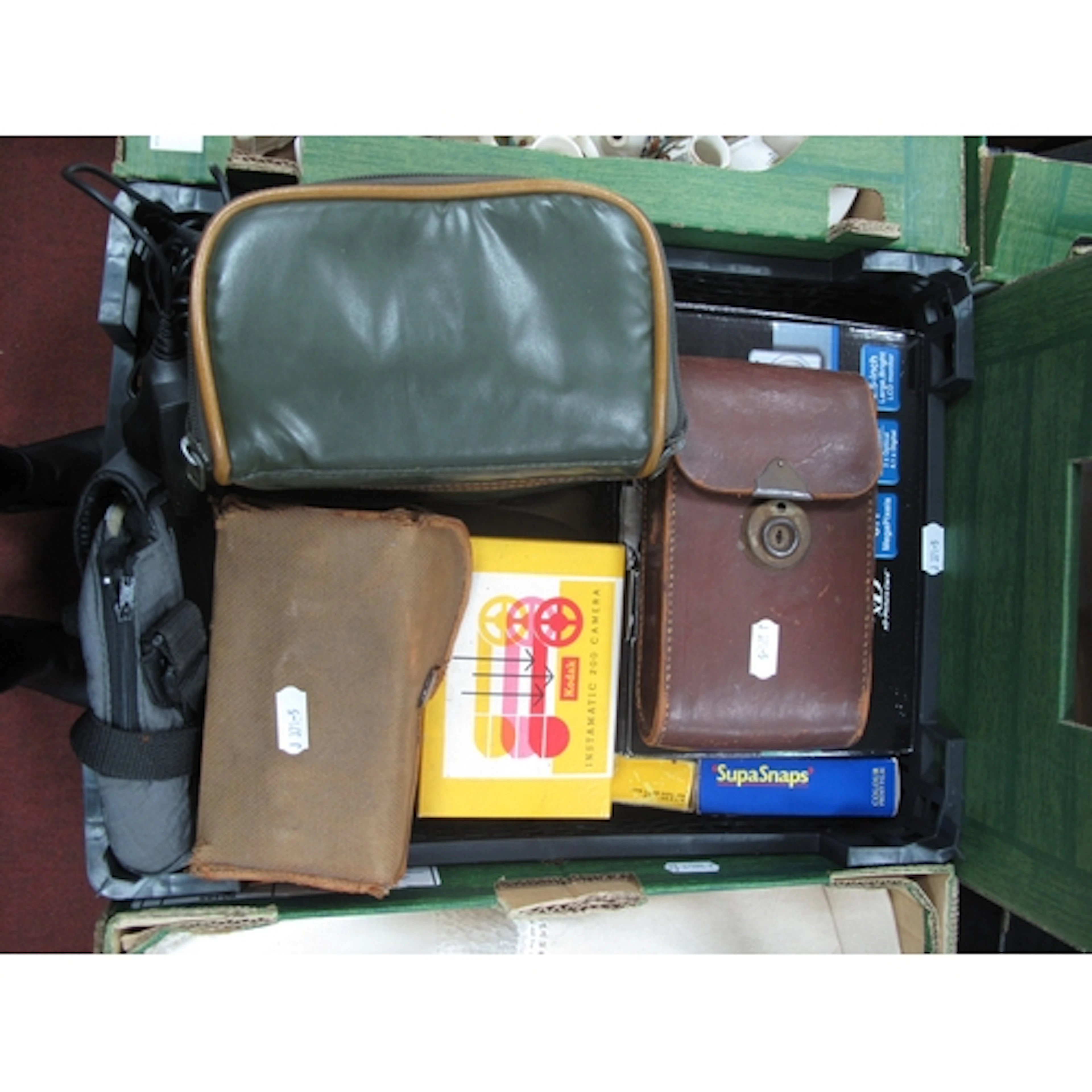 Mixed Cameras, including leather-cased Coronet folding camer...