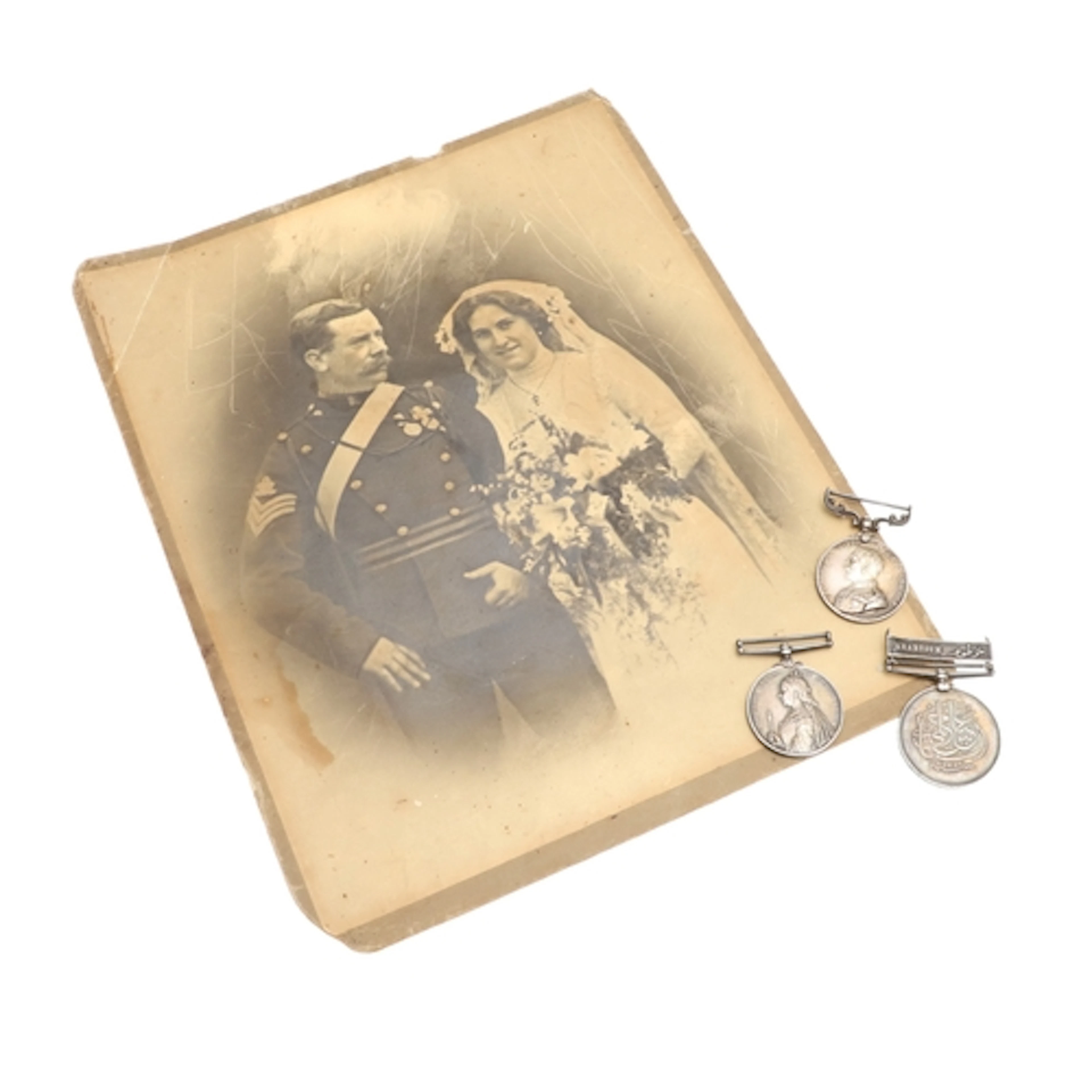A QUEEN'S SUDAN MEDAL AND KHEDIVE'S SUDAN GROUP OF THREE TO ...