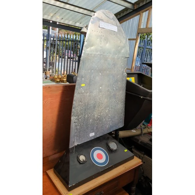 Aircraft rudder, labelled as from a 1953 de Havilland Chipmu...