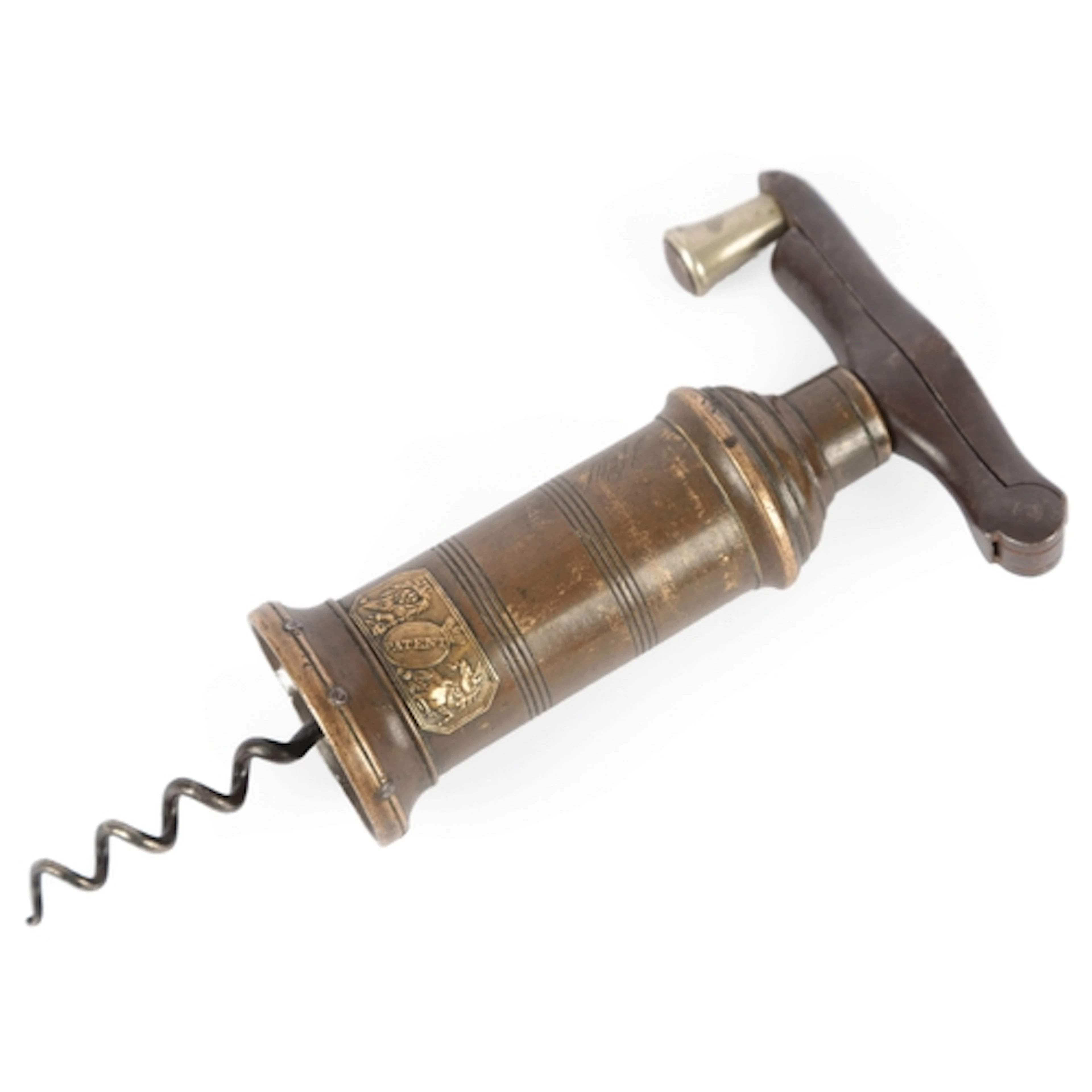 An extremely rare double action corkscrew, Henry Needham Scr...