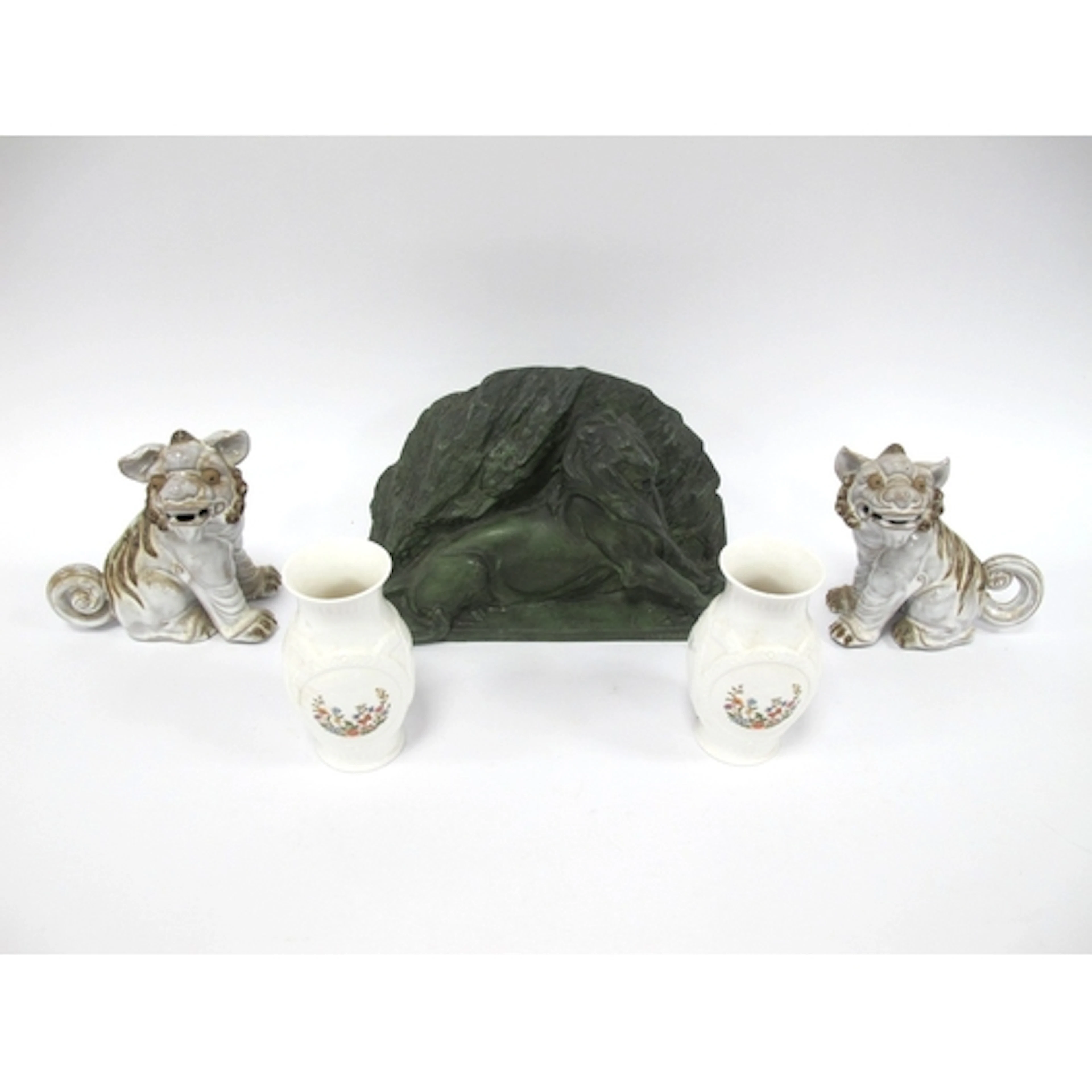 Collectables, including A. Bartholdi patinated spelter figur...