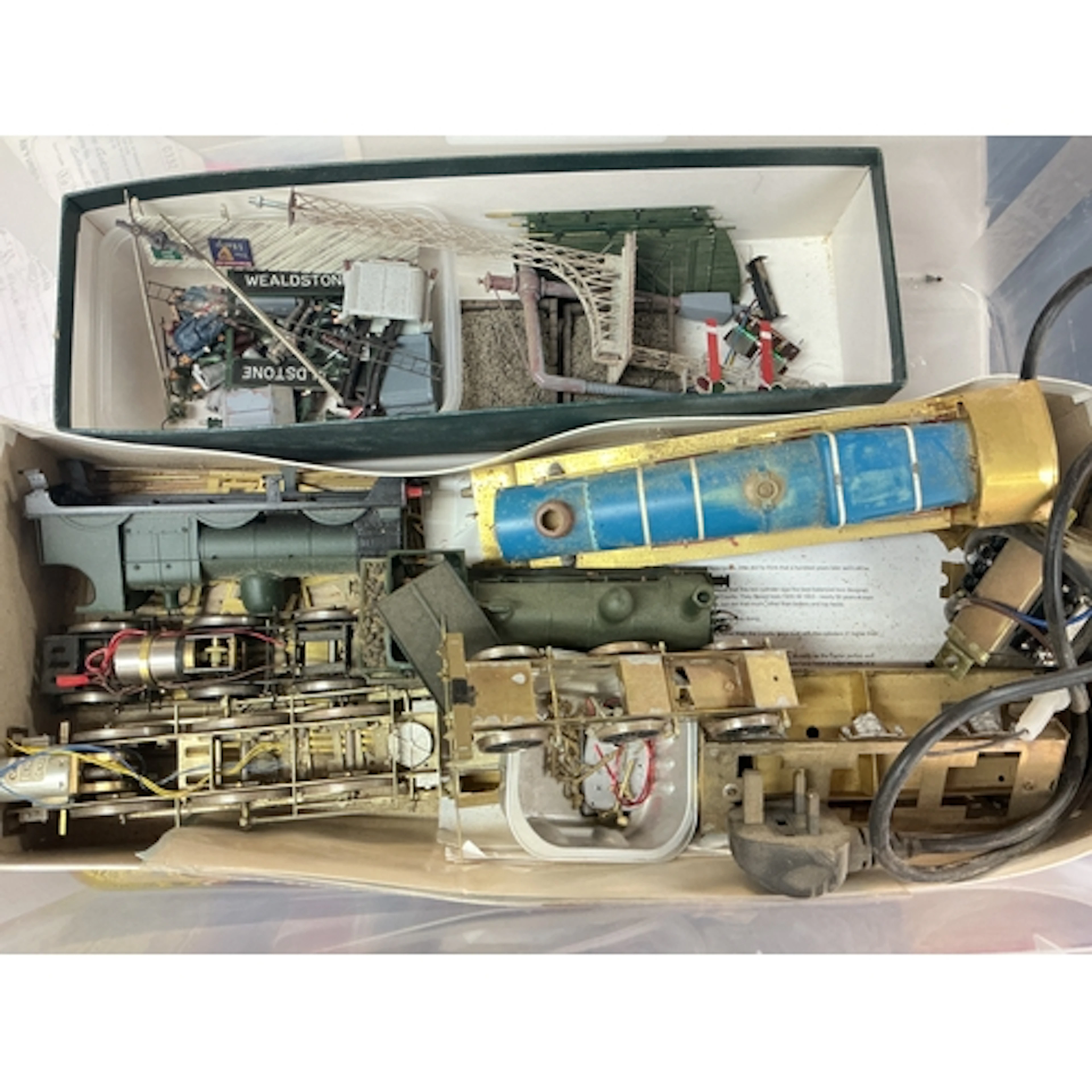 2 Boxes Containing 0 Gauge Built/ Part Built Model Kits, By ...