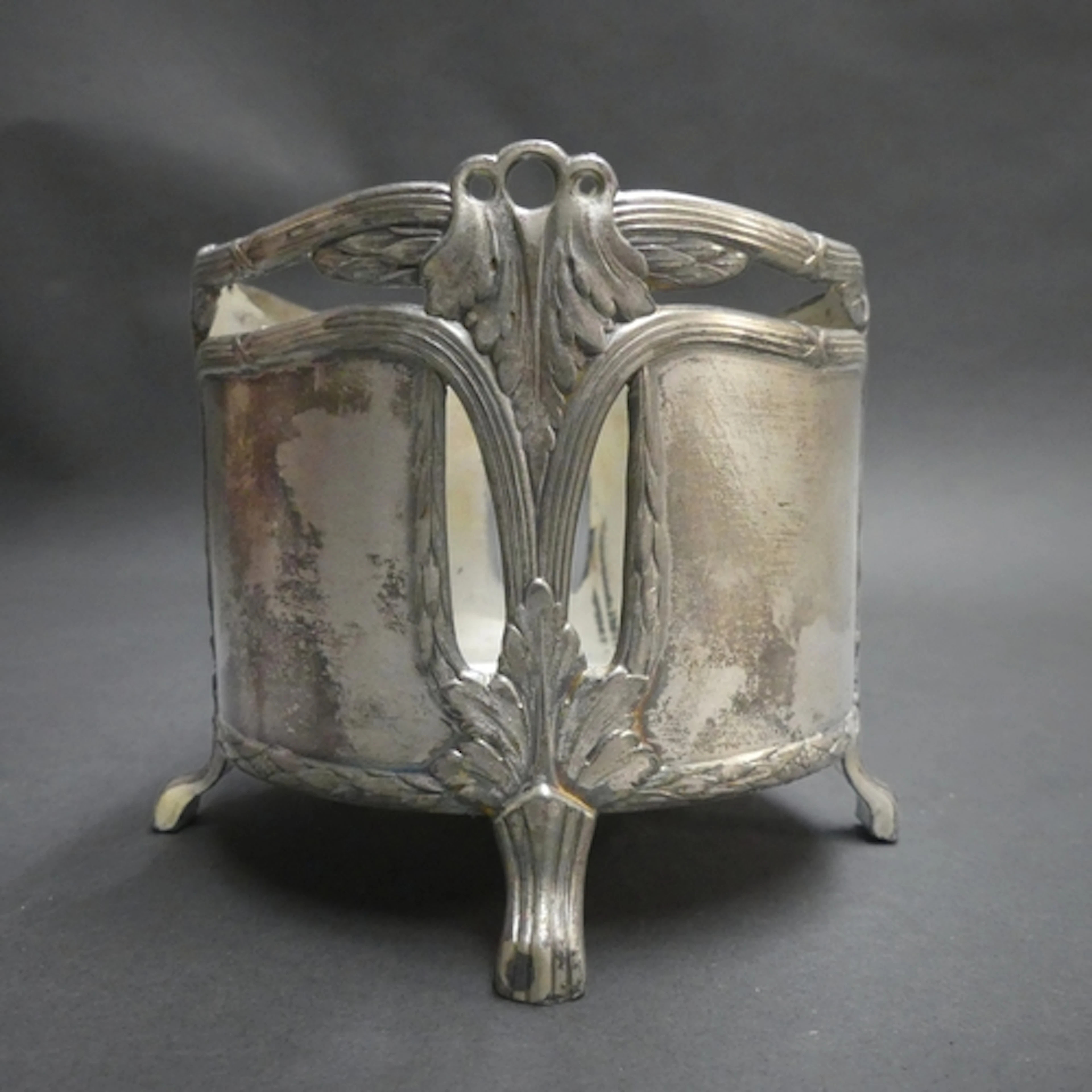 WMF - An Art Nouveau silver plated Brittania metal bottle ho...