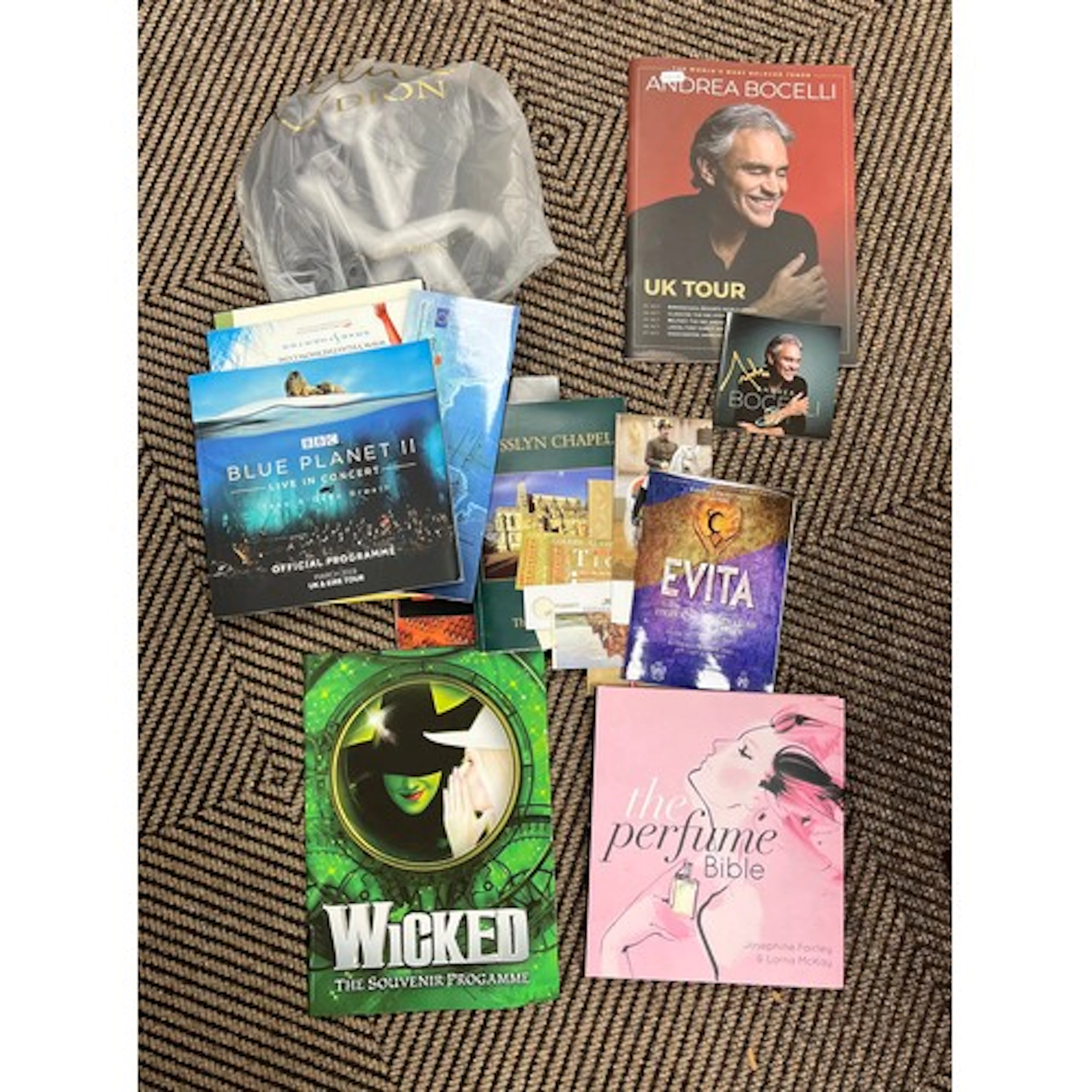 Collection of music and theatre ephemera to include tickets ...
