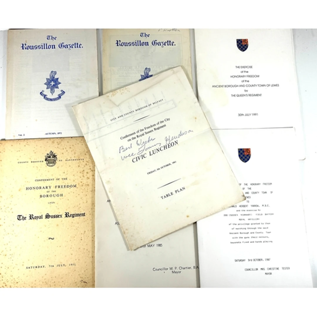 A small quantity of printed ephemera mainly relating to the ...