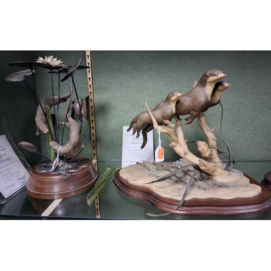 TWO LIMITED EDITION BORDER FINE ARTS SCULPTURES, comprising ...
