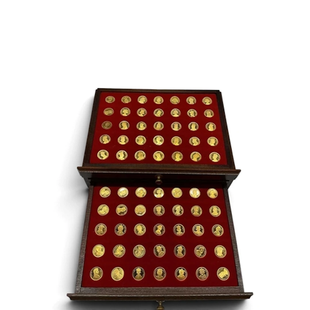 Danbury Mint 'Our Royal Sovereigns' Sterling Silver Seventy ...