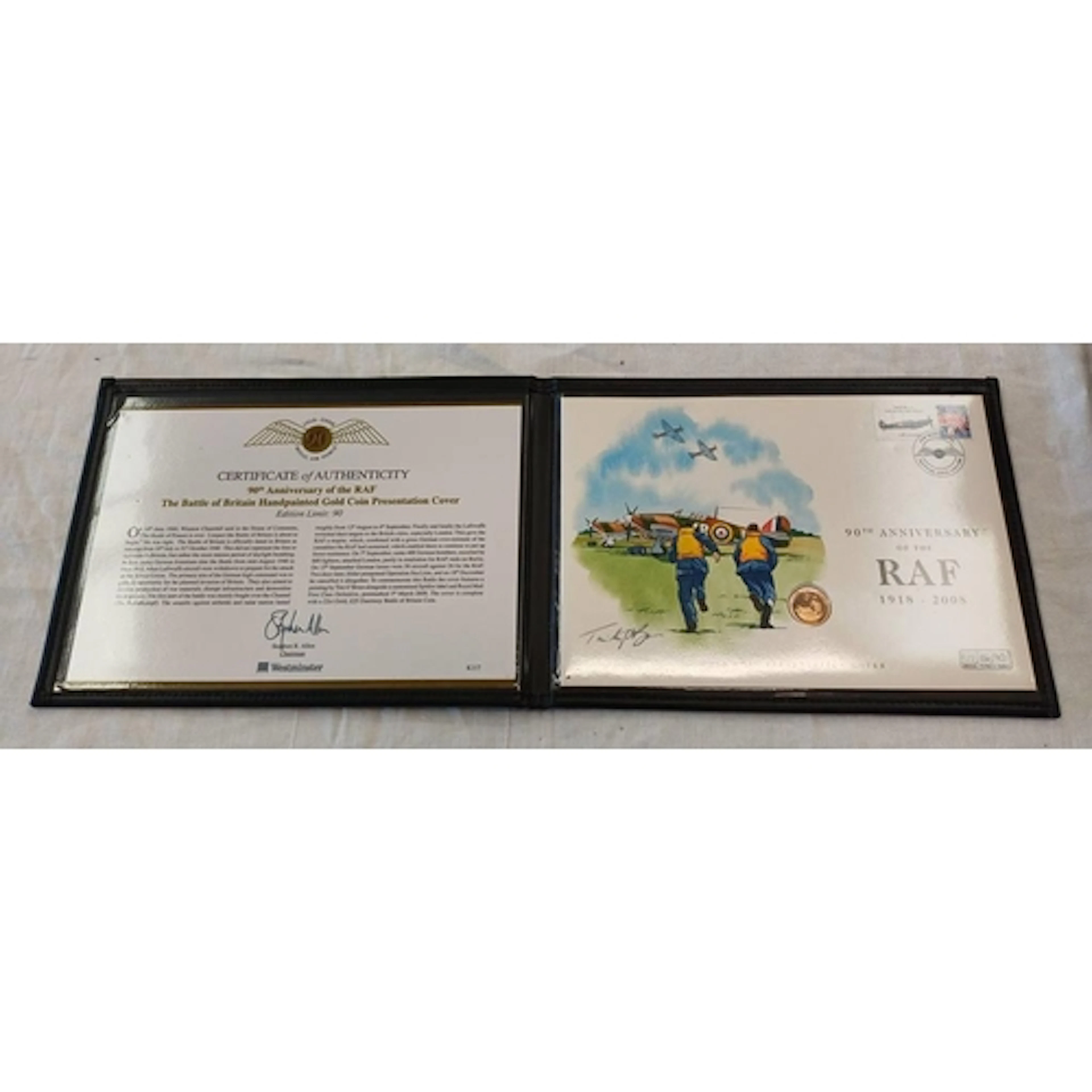 2008 90TH ANNIVERSARY OF THE RAF THE BATTLE OF BRITAIN HAND ...