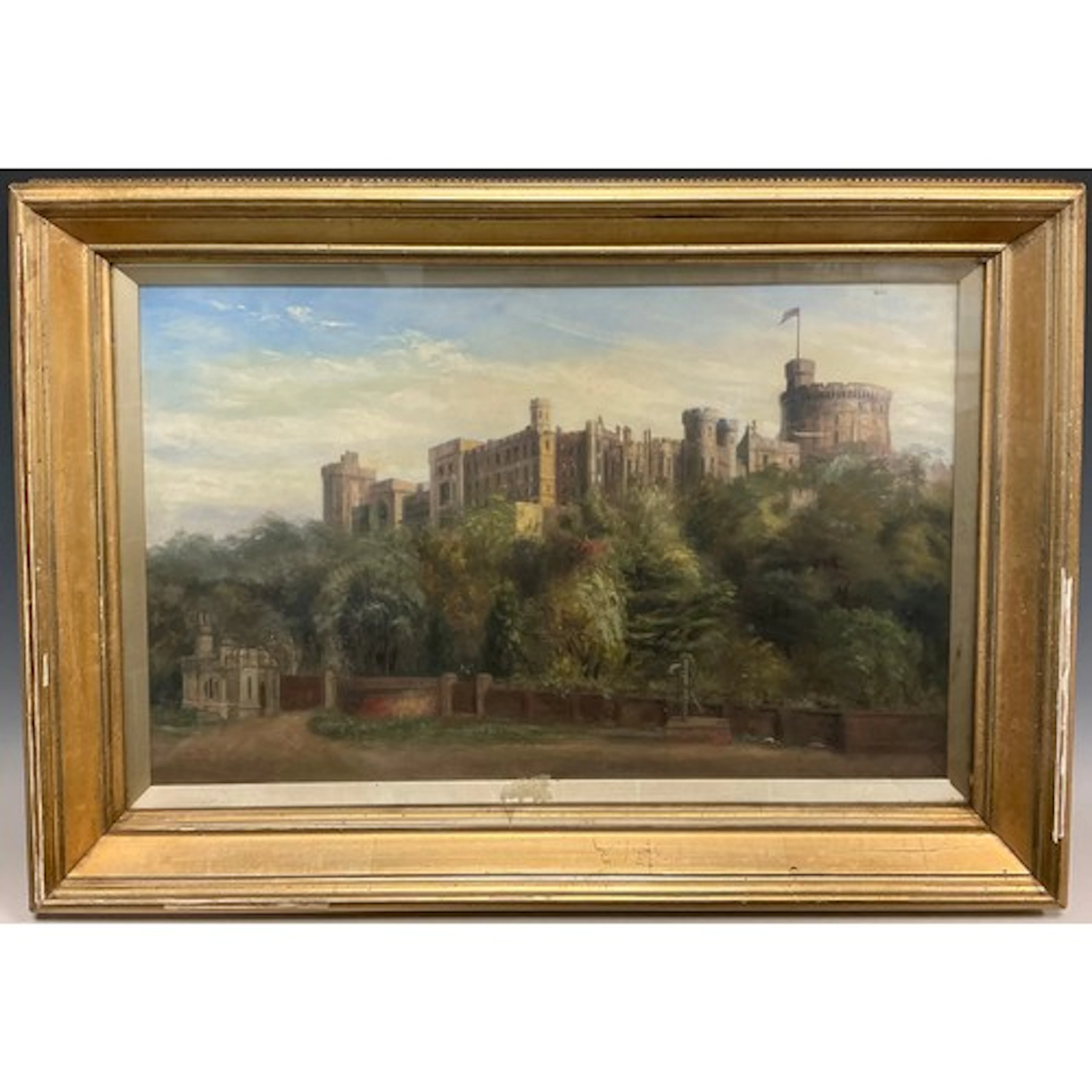Victorian school A view of Windsor Castle oil on canvas, 3...