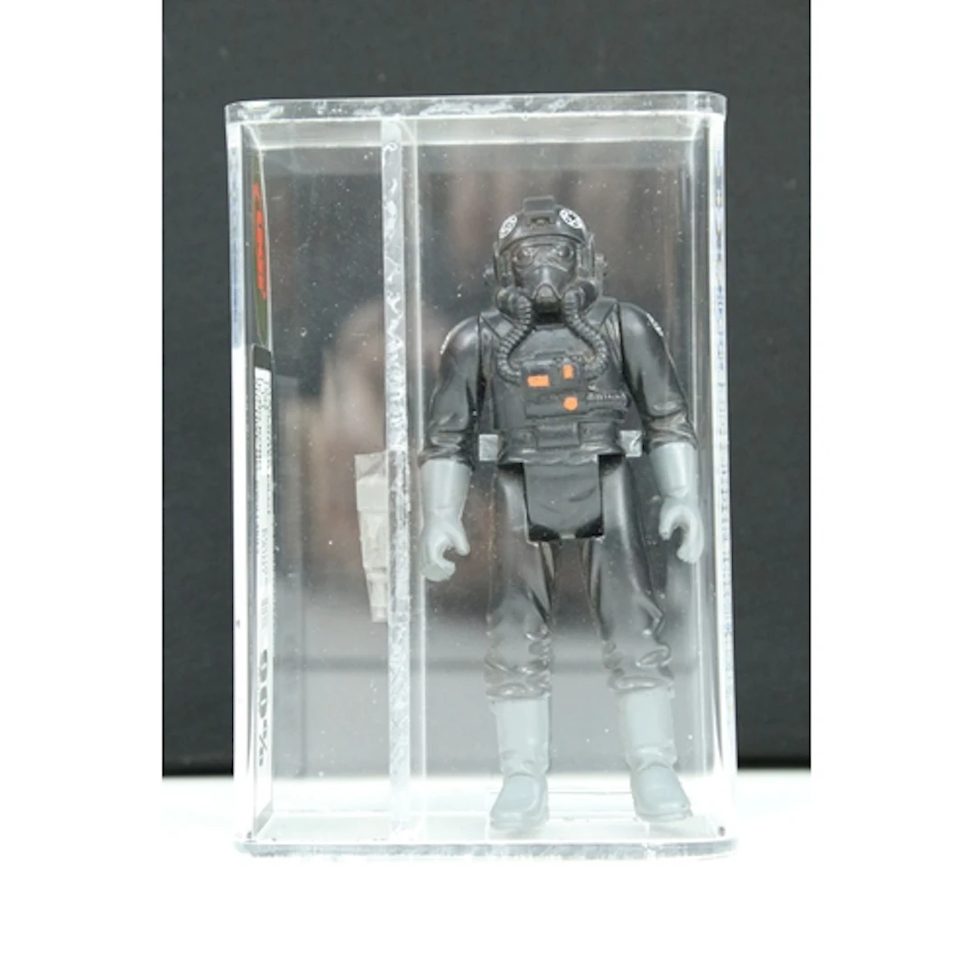 Star Wars - UKG graded cased Tie Fighter Pilot figure with a...