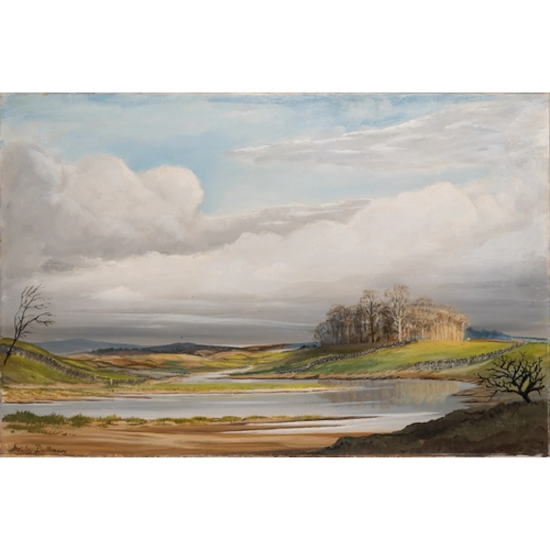 Stanley Ernest Dollimore (British, 1915-2001) - A river land...