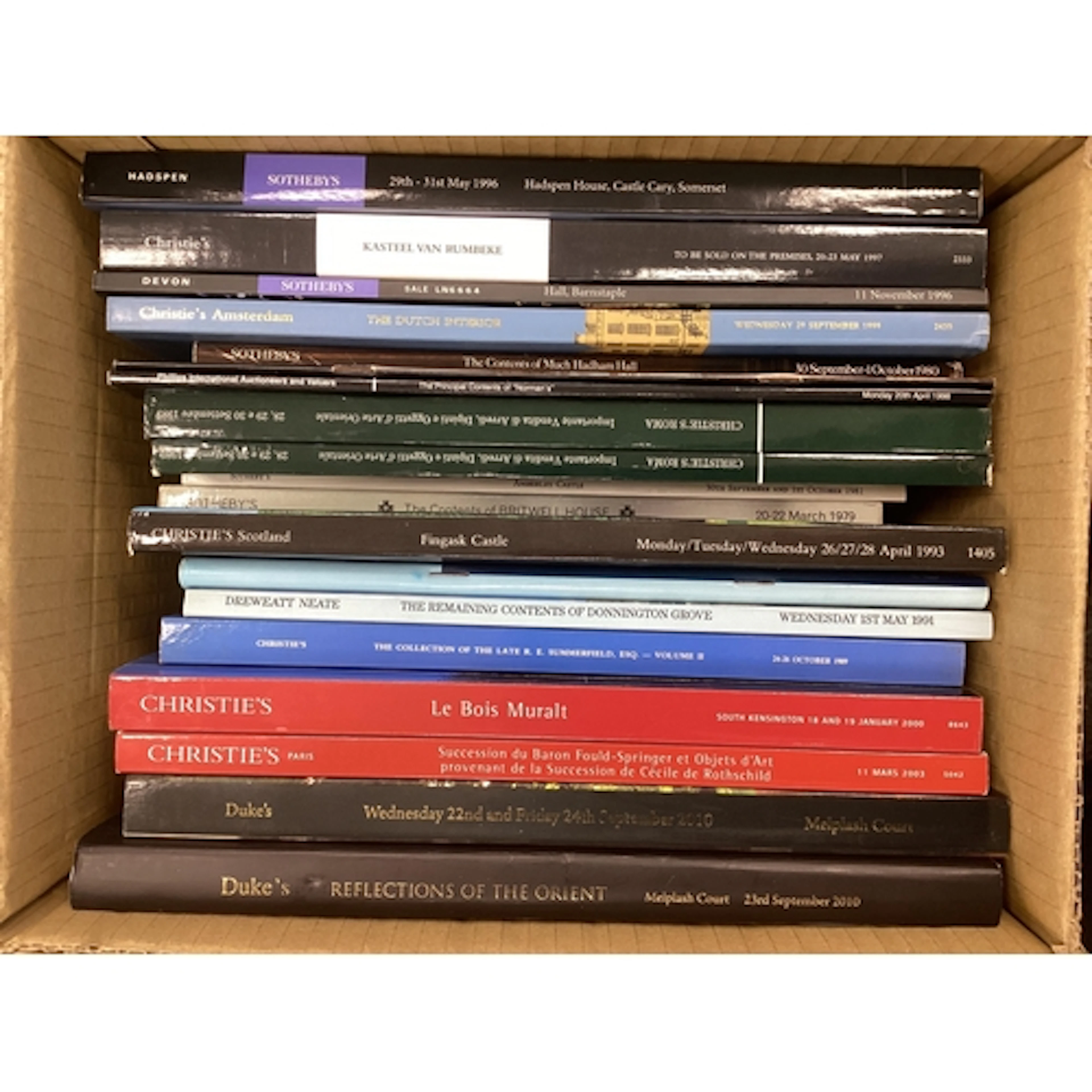 House Sales and Miscellaneous Single Owner sale catalogues, ...