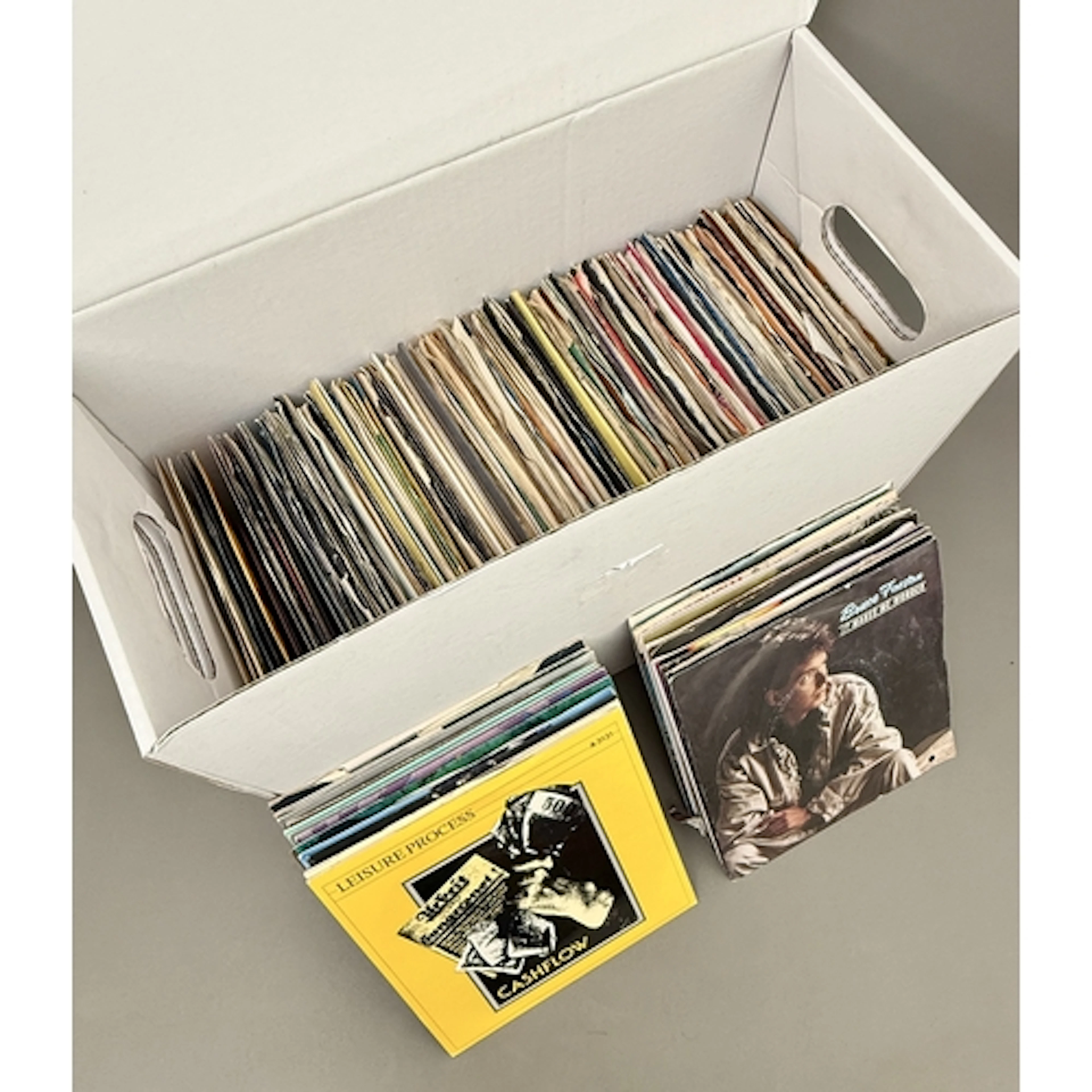 A collection of vinyl LP albums records and 7" singles, 1960...