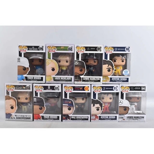 NINE BOXED SPORTS THEMED FUNKO POP! VINYL FIGURES, including...
