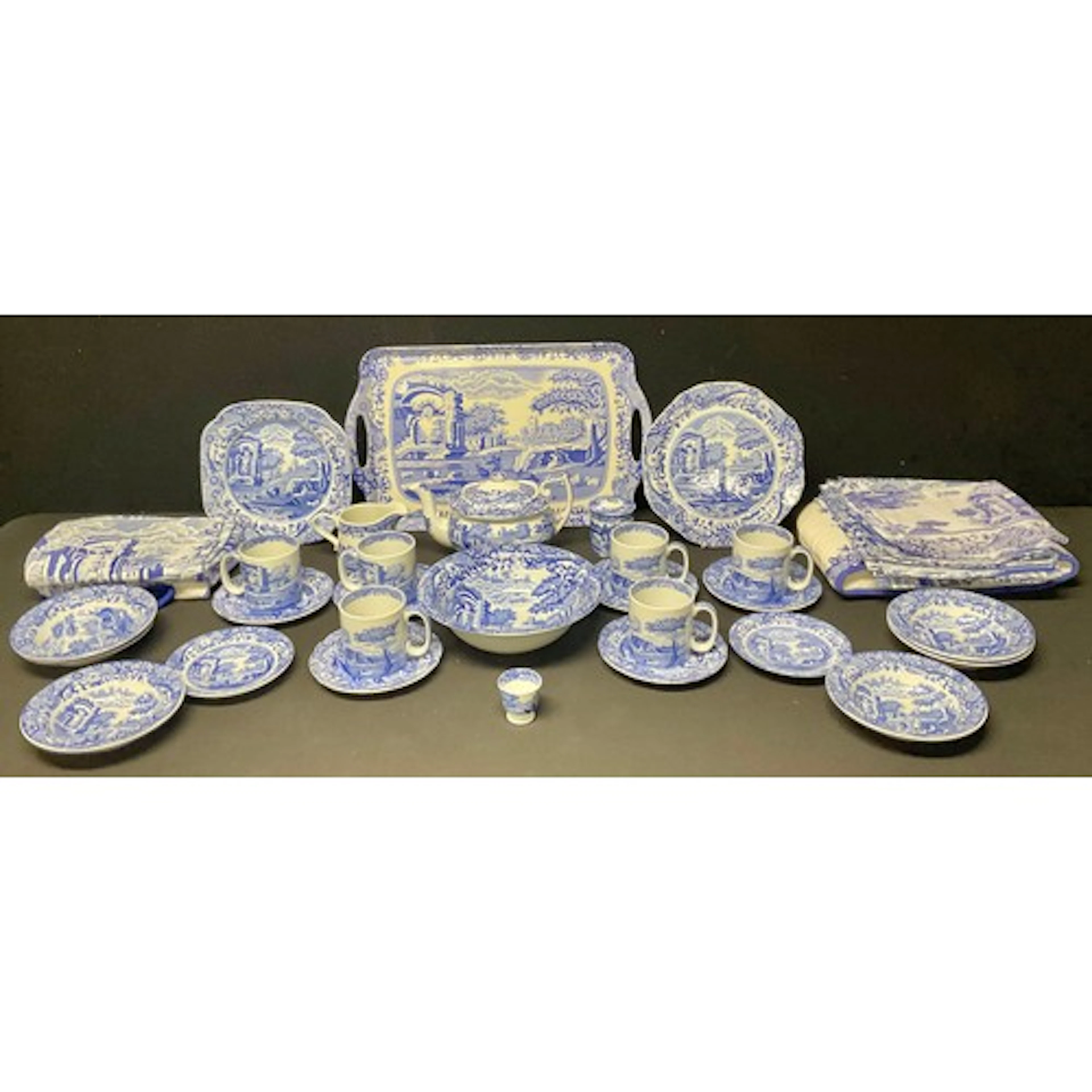 Ceramics - Spode Italian tea service, etc. (qty)