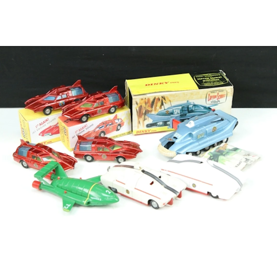 Seven Dinky Gerry Anderson / Sci-Fi / TV related diecast mod...