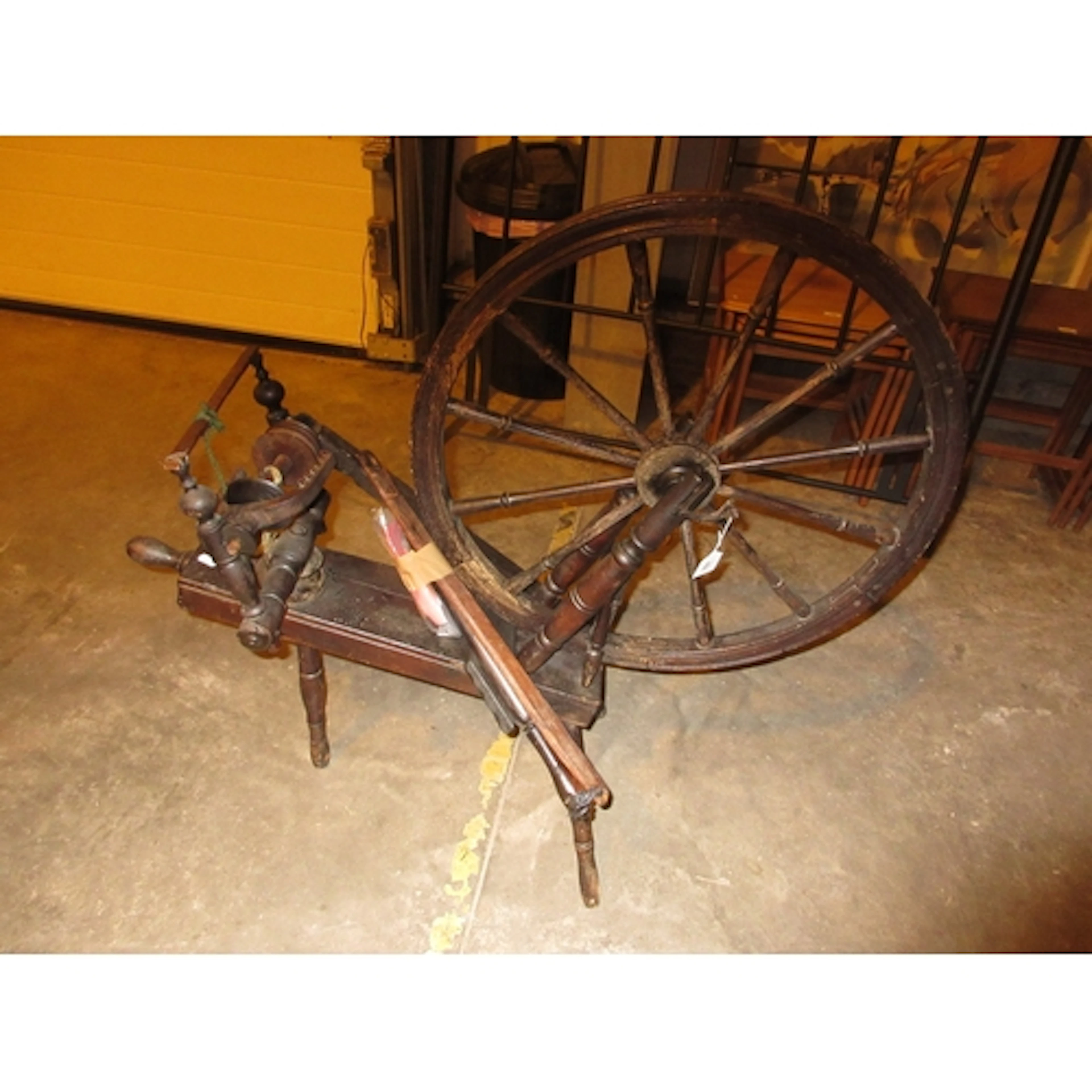 19th Century Spinning Wheel