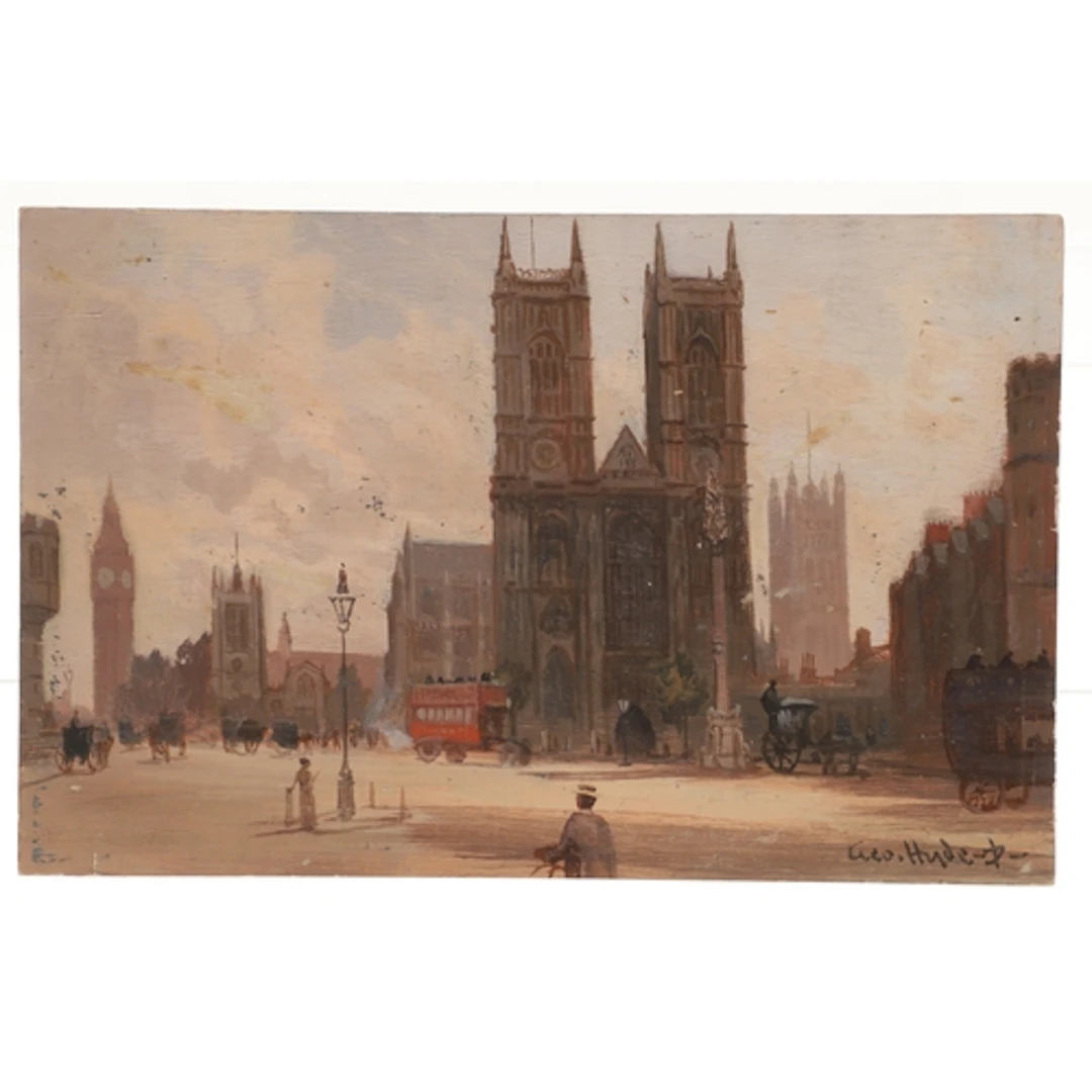 GEORGE HYDE-POWNALL (1866-1939). 'BROAD SANCTUARY, WESTMINST...
