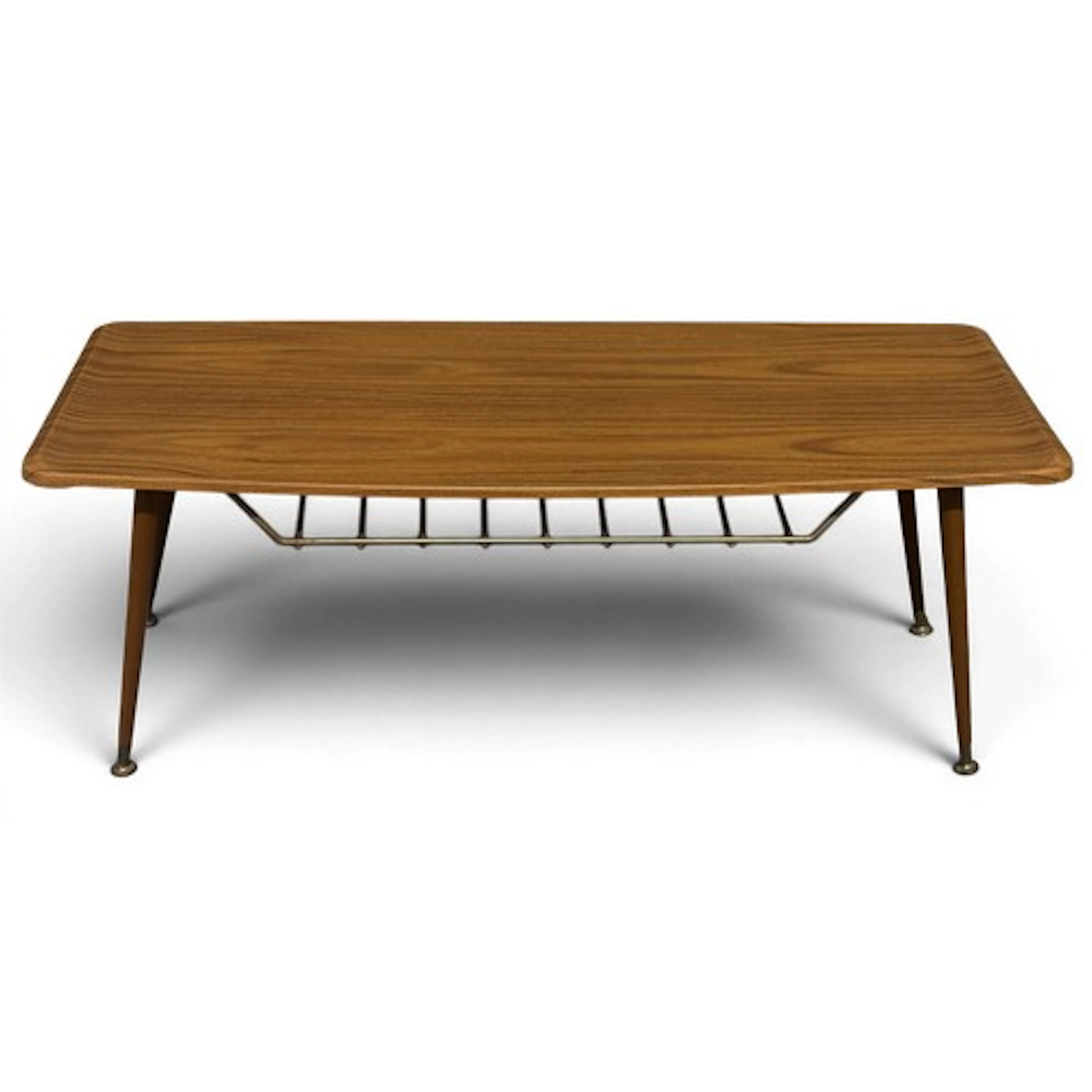 A mid 20th century Formwood coffee table. The table raised o...