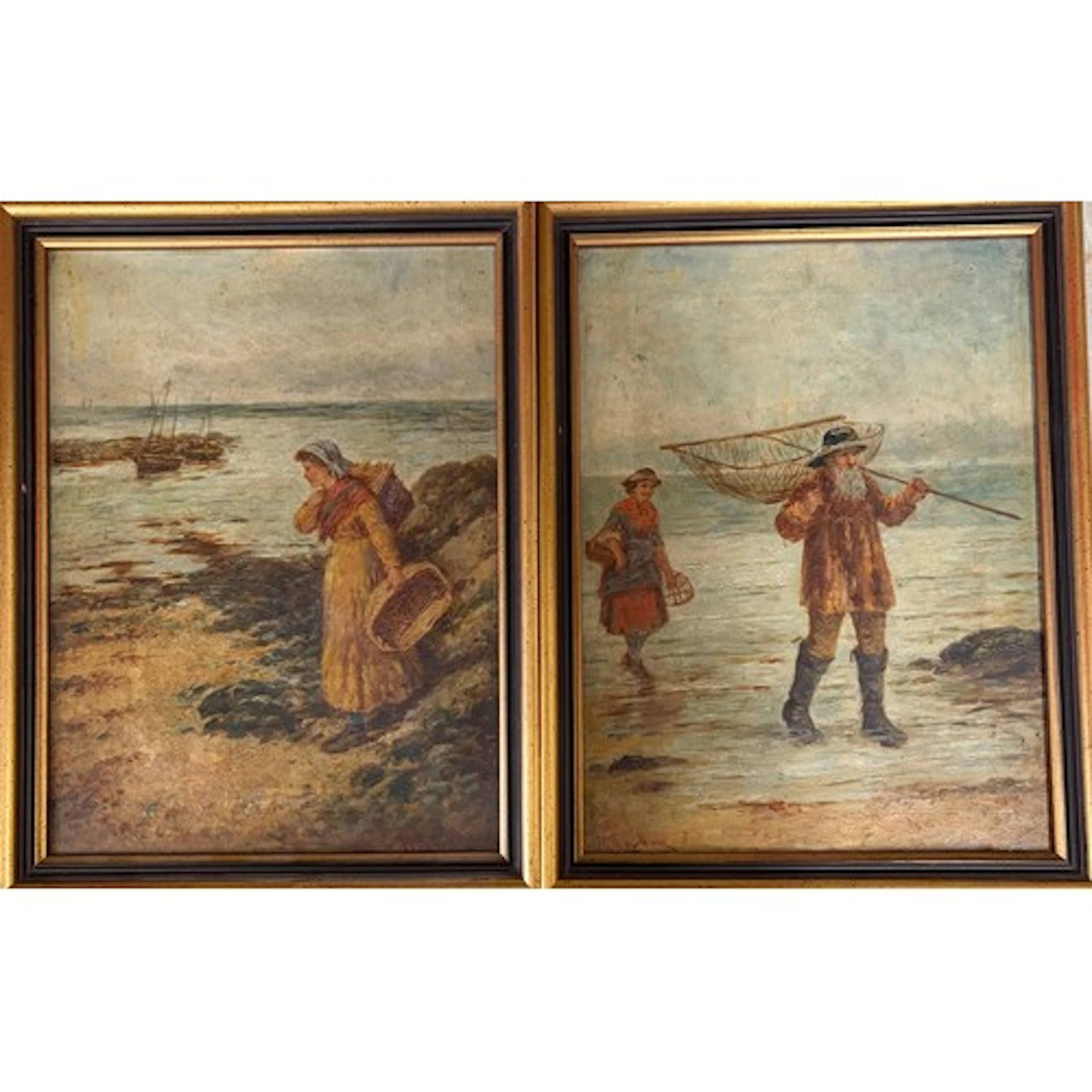 Hamilton Macallum (1841-1896) - a pair of oil on canvas depi...