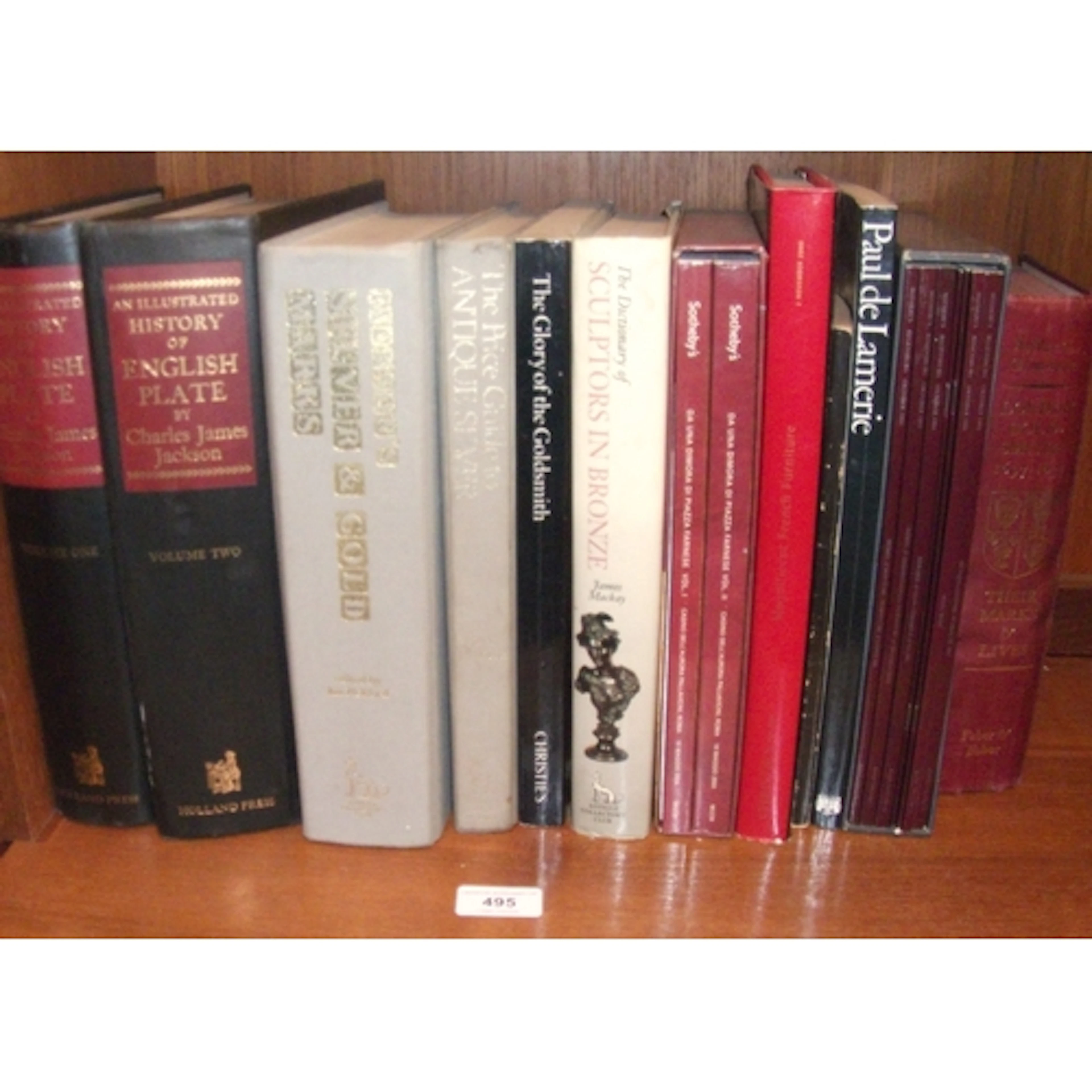 Quantity of antiques related books, including Jackson's ' Si...