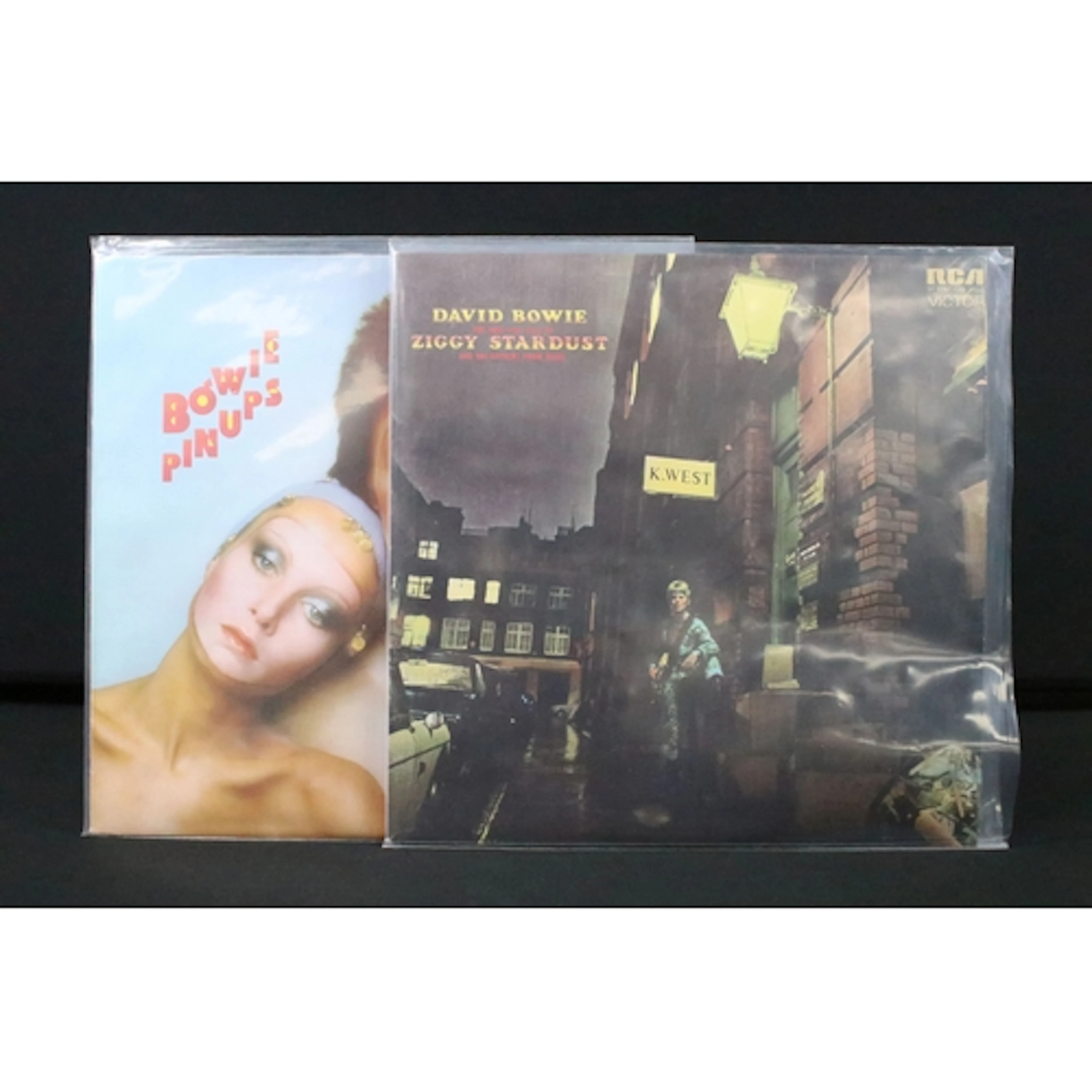 Vinyl - 2 David Bowie first pressing LPs to include Ziggy St...