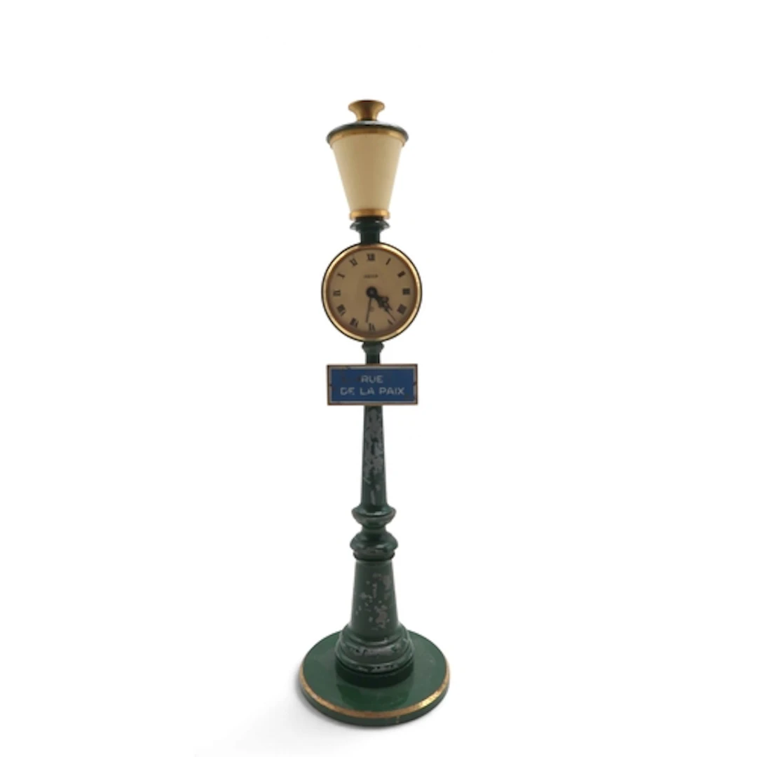 A Jaeger LeCoultre novelty desk timepiece, in the form of a ...