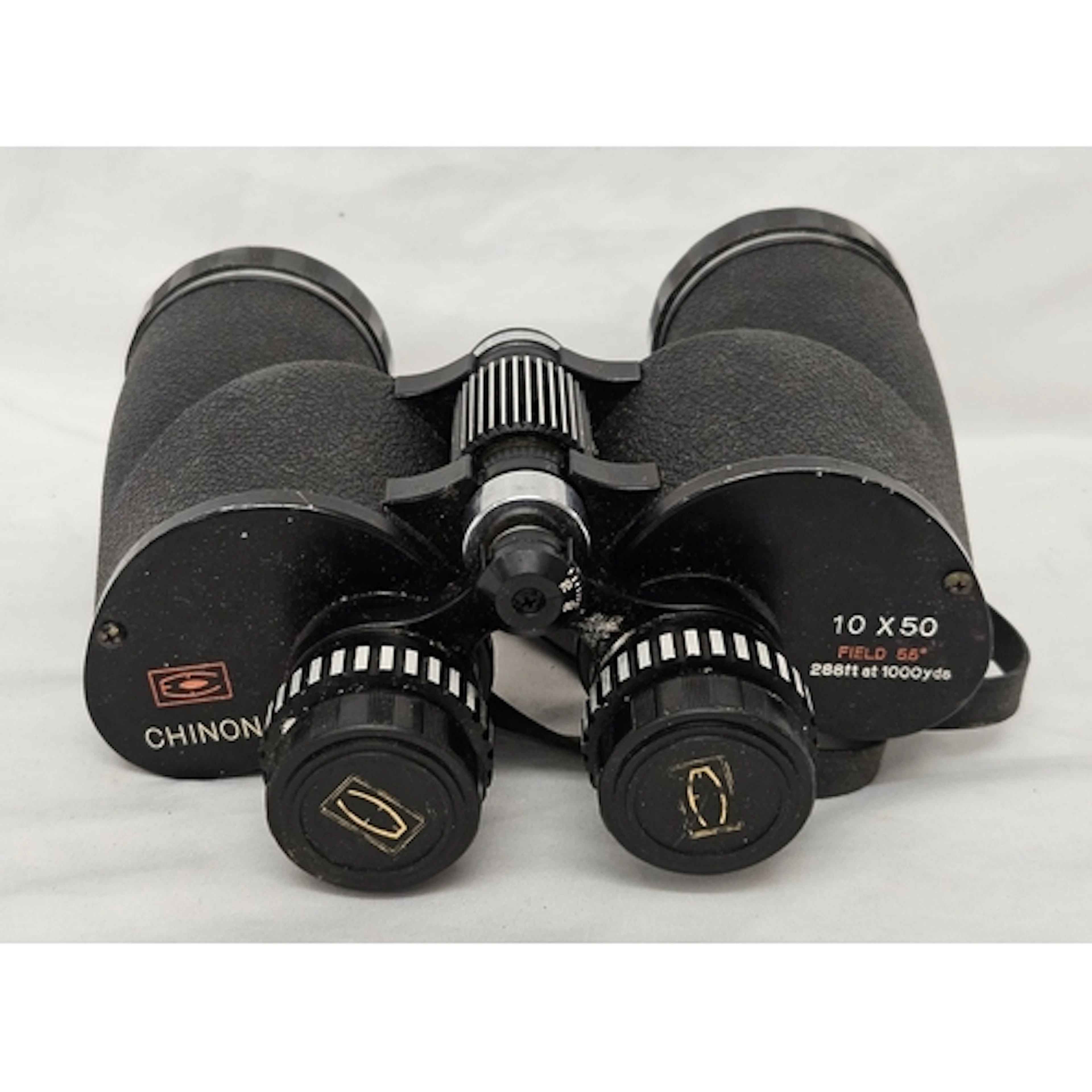 Chinon 10x50 Field Binoculars, uncases