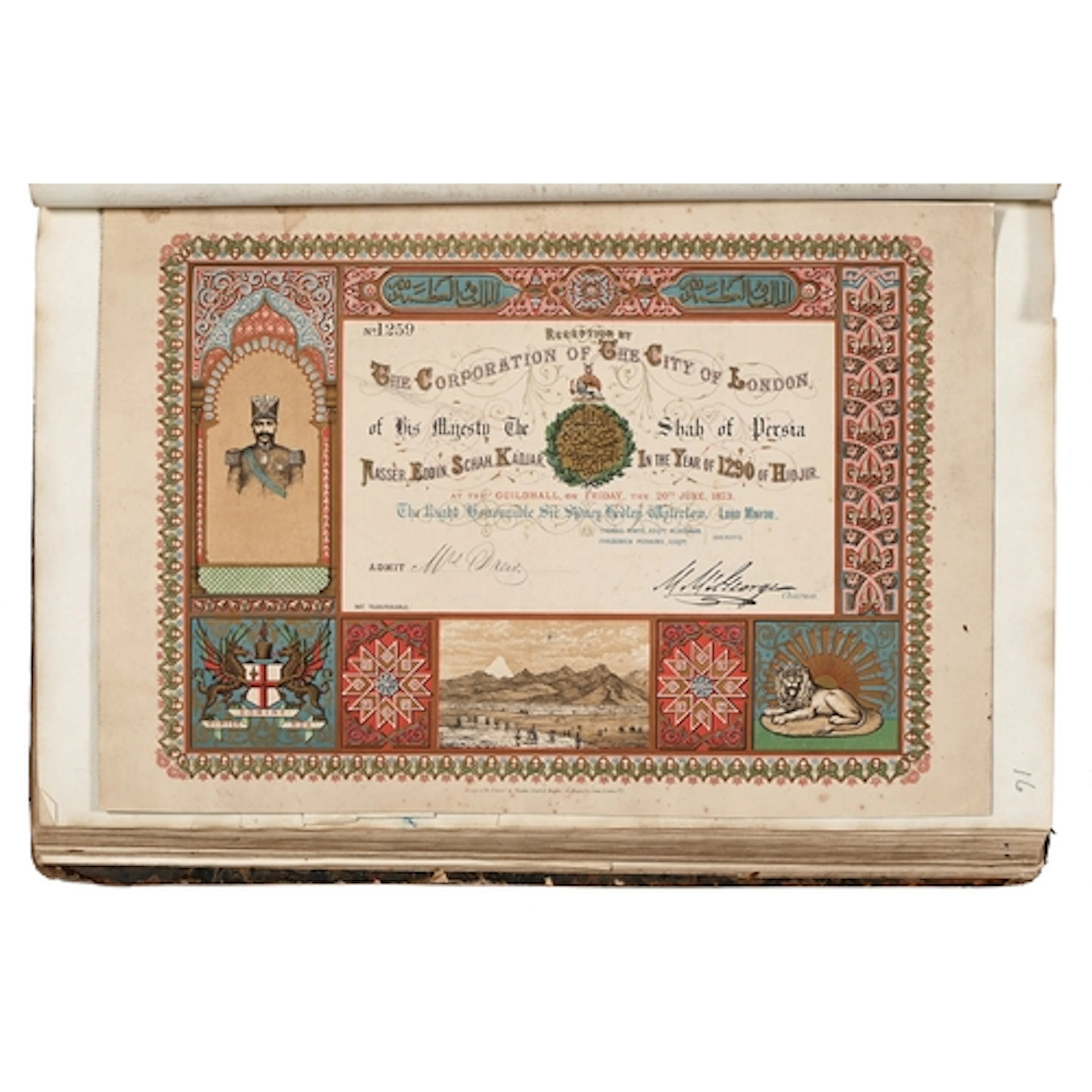 Eton. A folio scrapbook, early 19th c and later, mostly town...