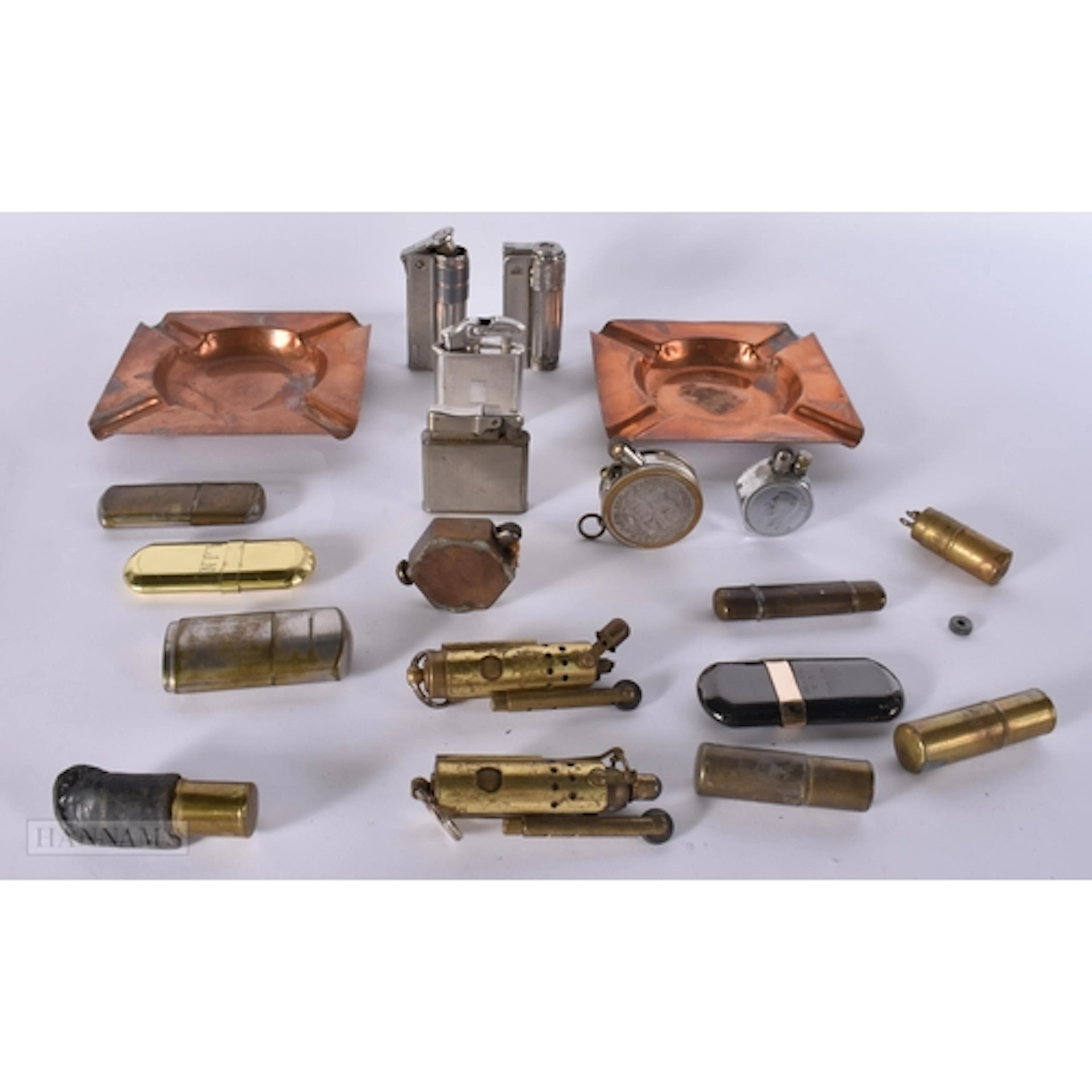 Trench Art Antique Tobacciana Collection. (qty)
